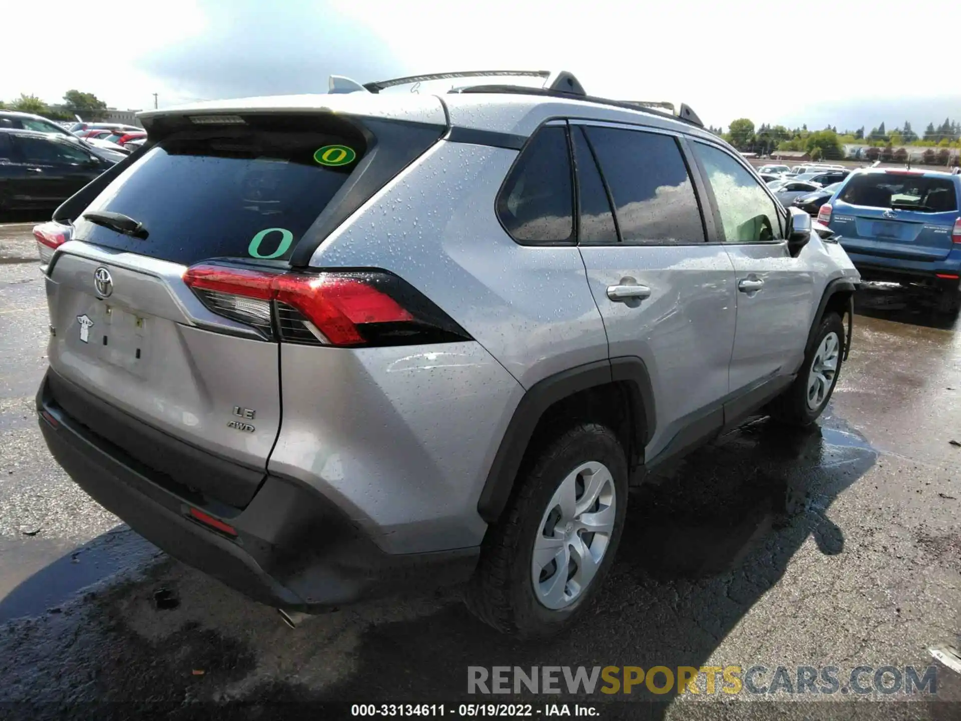 4 Photograph of a damaged car JTMG1RFV4LD054739 TOYOTA RAV4 2020