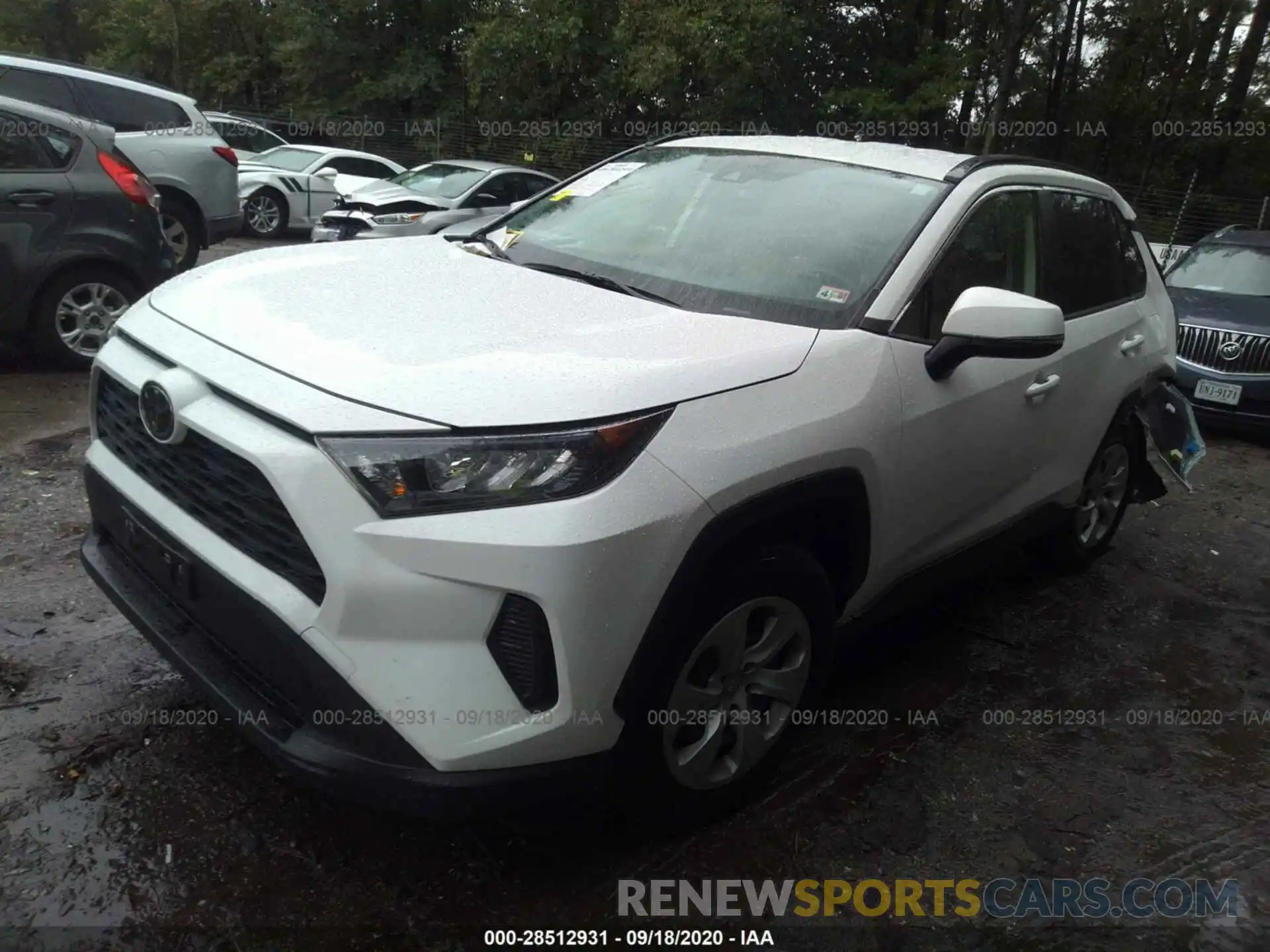 2 Photograph of a damaged car JTMG1RFV4LD055034 TOYOTA RAV4 2020