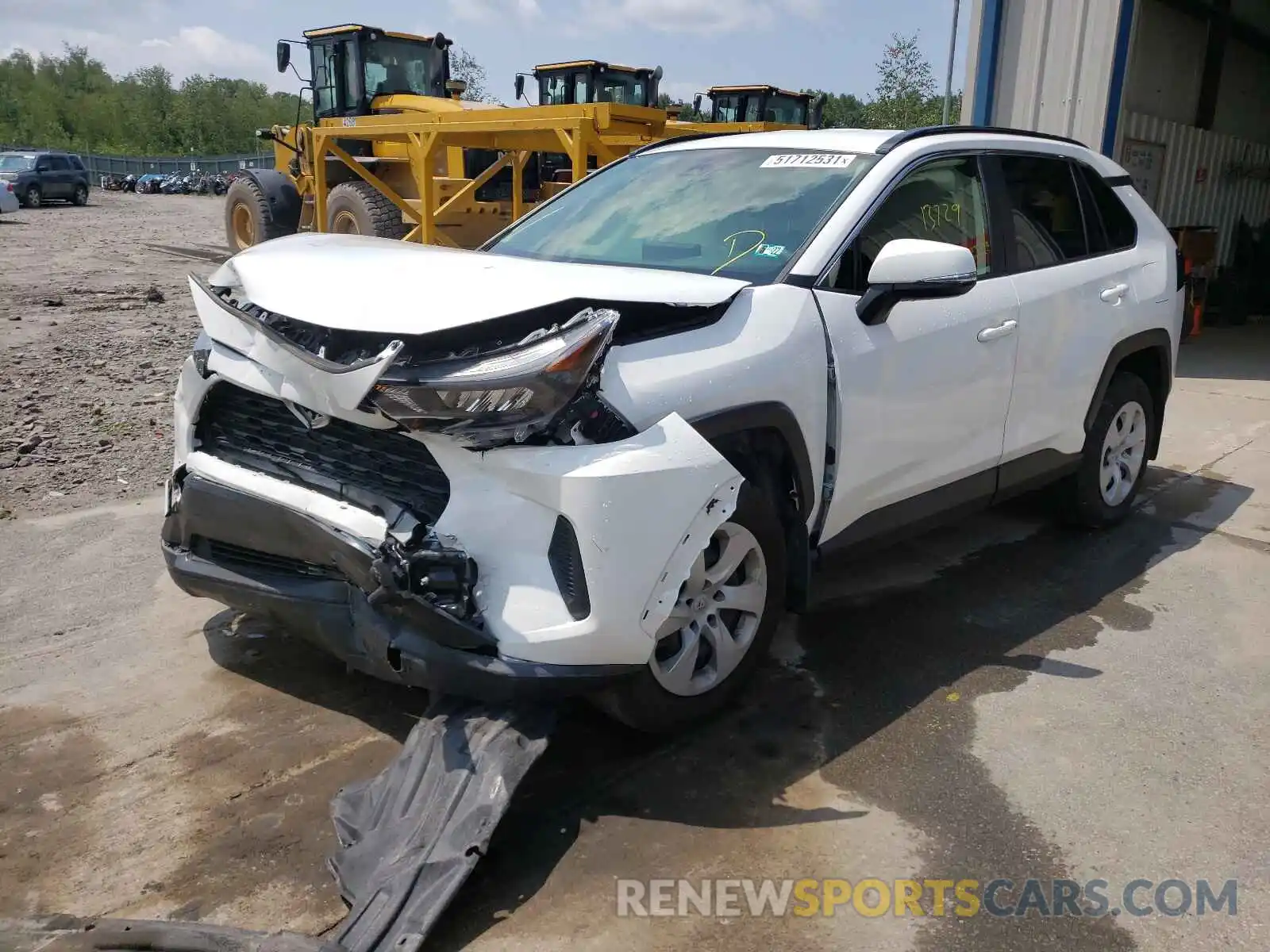 2 Photograph of a damaged car JTMG1RFV4LD063344 TOYOTA RAV4 2020