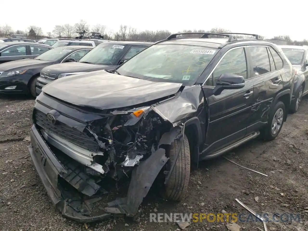 2 Photograph of a damaged car JTMG1RFV5LD064079 TOYOTA RAV4 2020