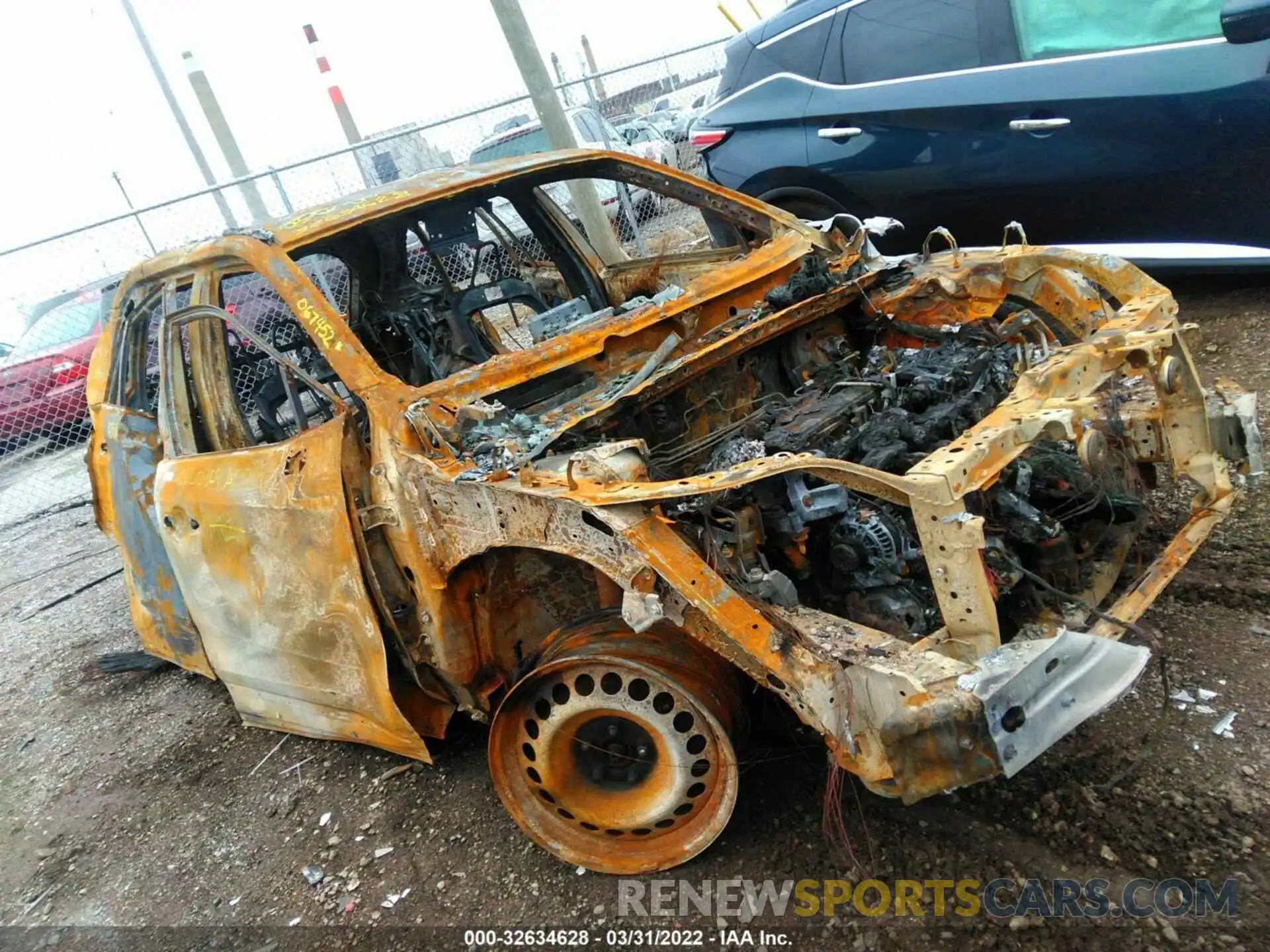 1 Photograph of a damaged car JTMG1RFV5LD067452 TOYOTA RAV4 2020