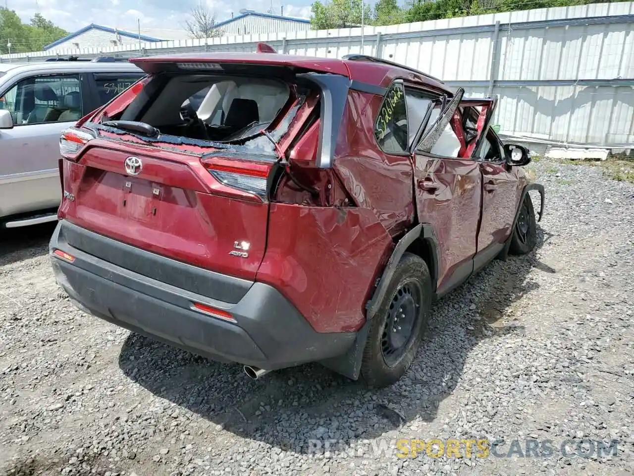 4 Фотография поврежденного автомобиля JTMG1RFV6LD049395 TOYOTA RAV4 2020