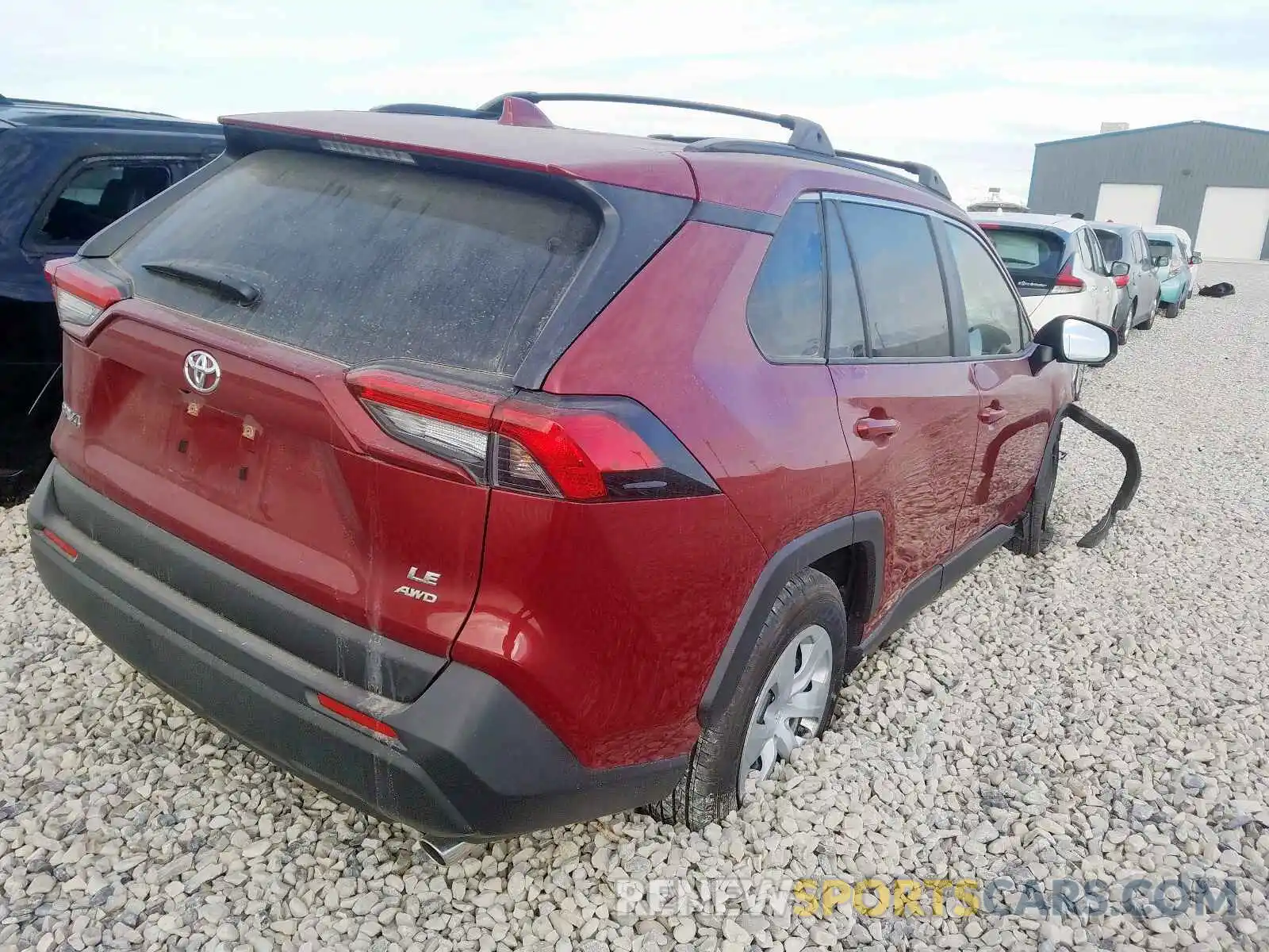 4 Photograph of a damaged car JTMG1RFV6LD049400 TOYOTA RAV4 2020