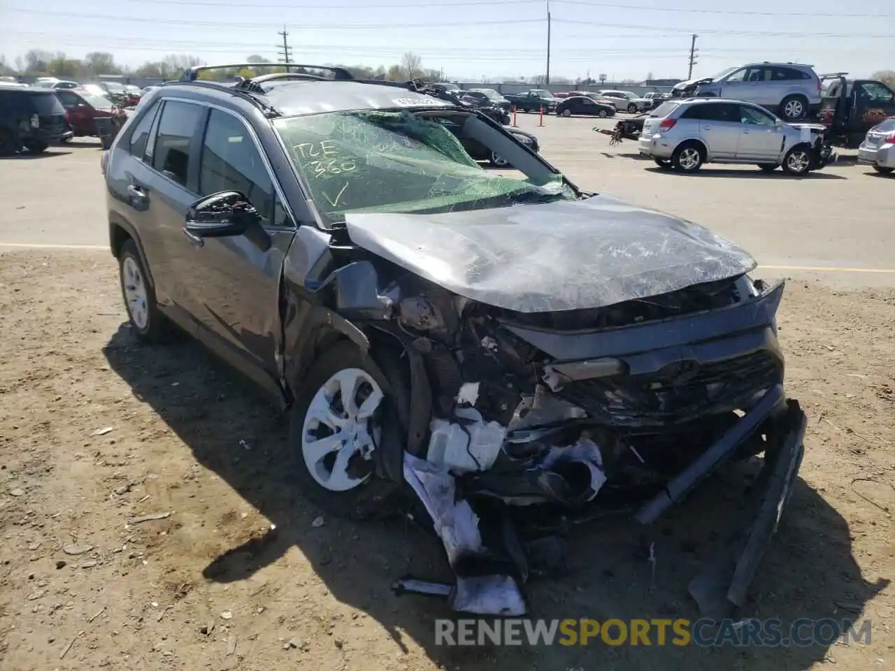 1 Photograph of a damaged car JTMG1RFV6LD062339 TOYOTA RAV4 2020