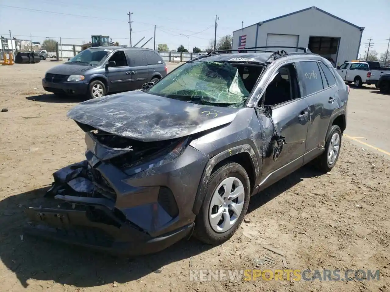 2 Photograph of a damaged car JTMG1RFV6LD062339 TOYOTA RAV4 2020