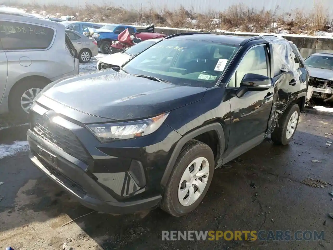 2 Photograph of a damaged car JTMG1RFV9LD531021 TOYOTA RAV4 2020