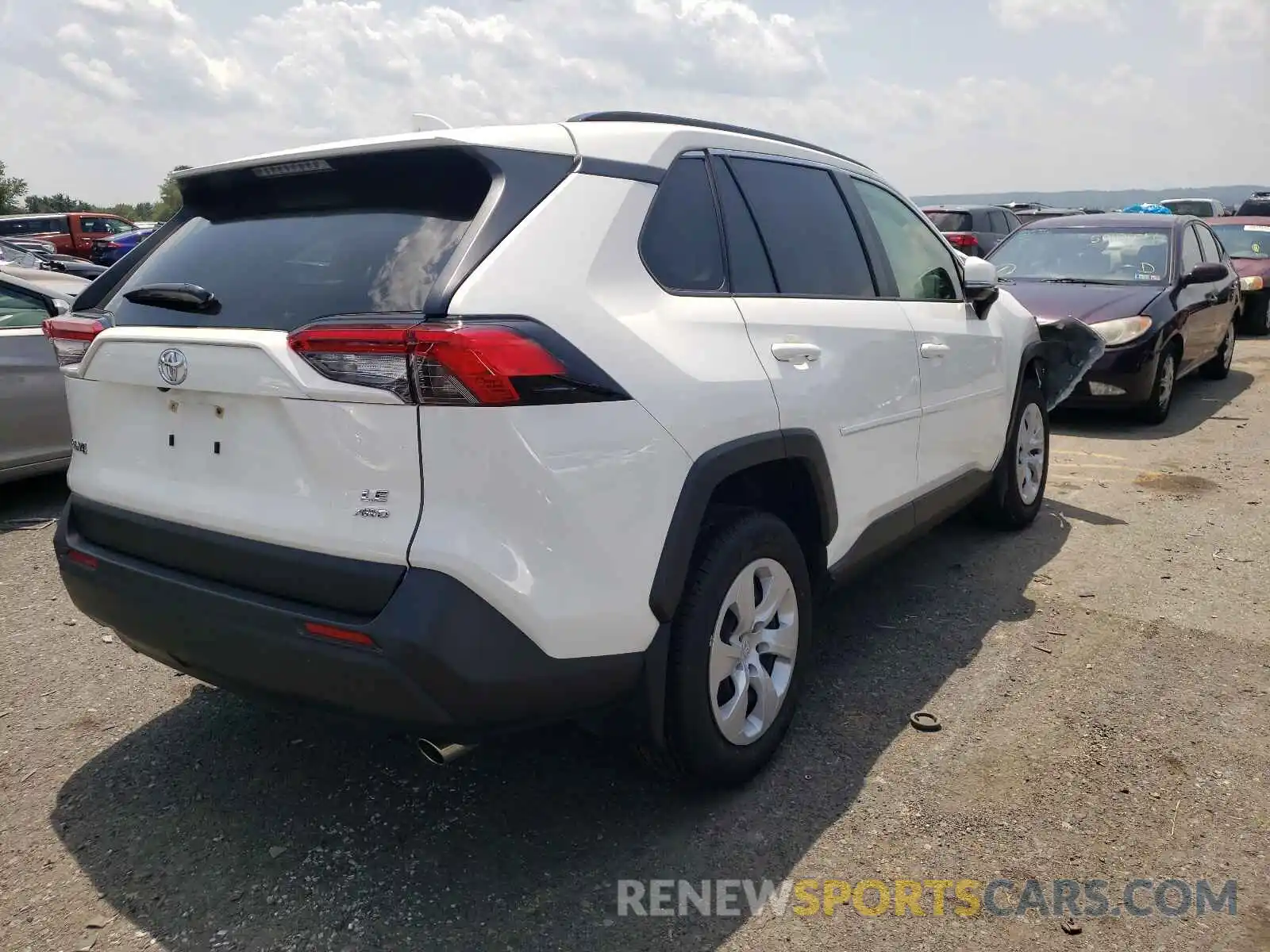 4 Photograph of a damaged car JTMG1RFVXLD056785 TOYOTA RAV4 2020