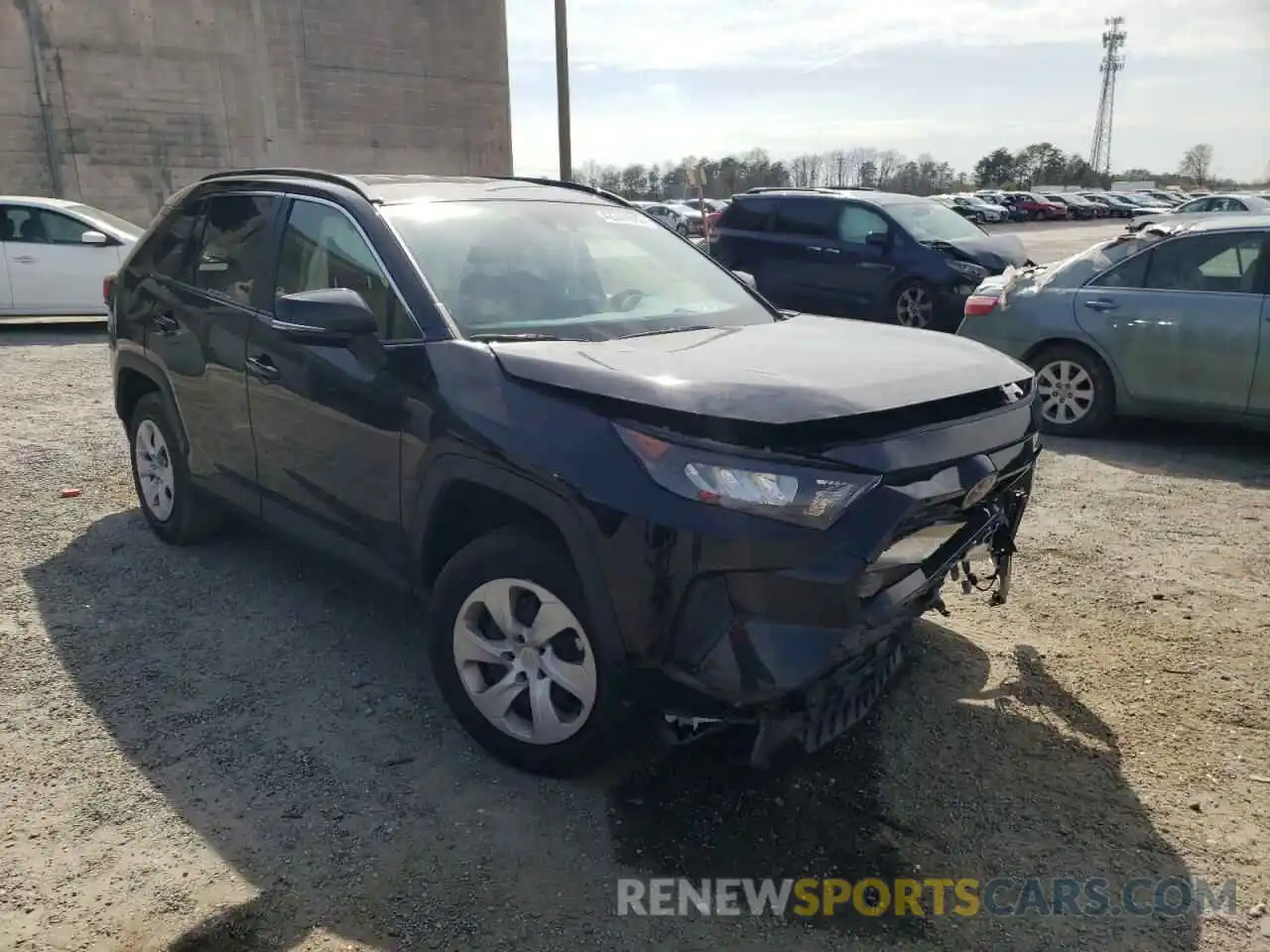 1 Photograph of a damaged car JTMG1RFVXLD527110 TOYOTA RAV4 2020