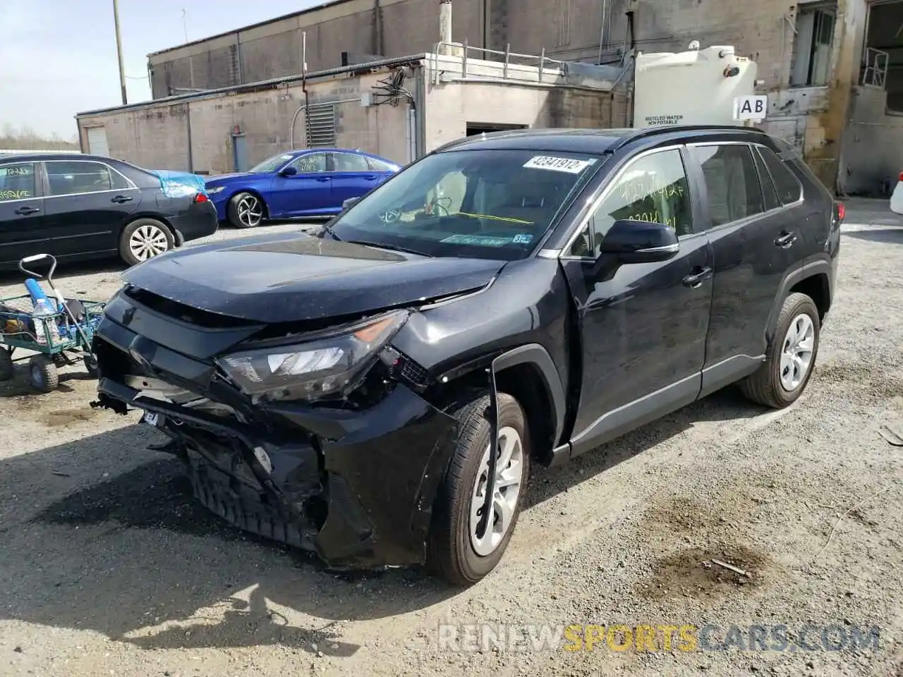 2 Photograph of a damaged car JTMG1RFVXLD527110 TOYOTA RAV4 2020