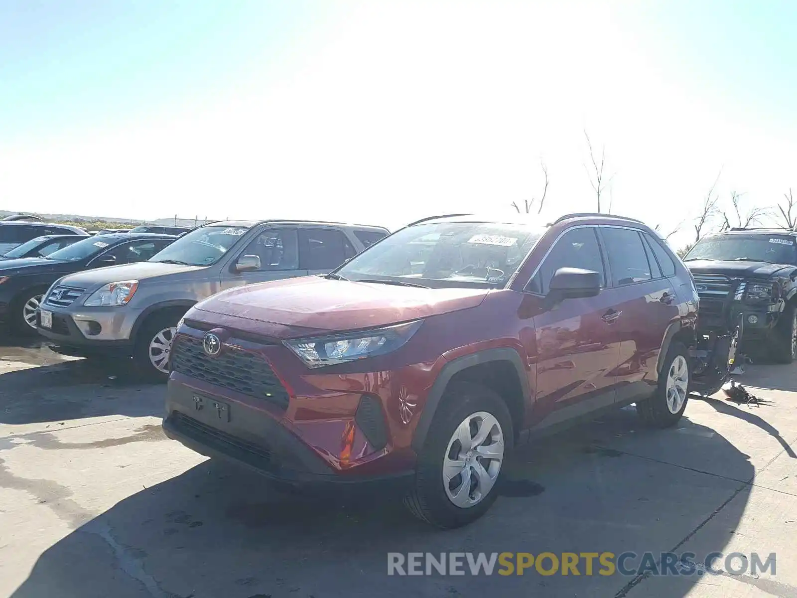 2 Photograph of a damaged car JTMH1RFV1LD043539 TOYOTA RAV4 2020