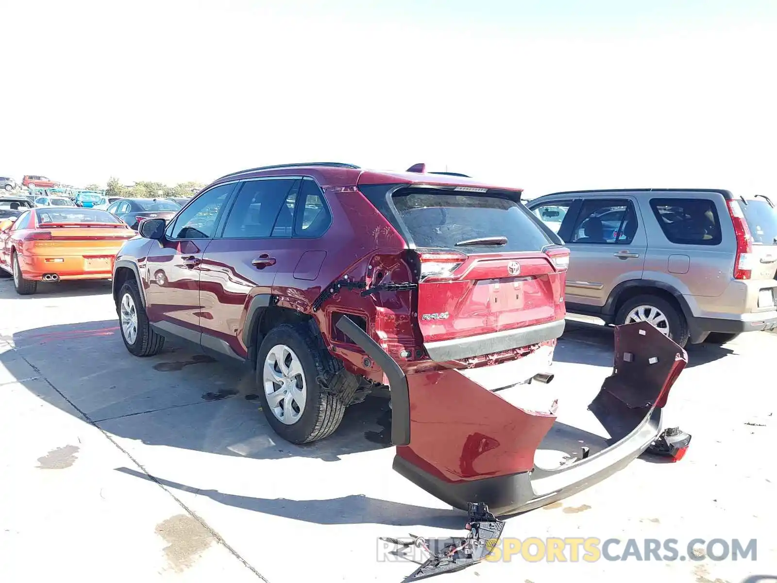 3 Photograph of a damaged car JTMH1RFV1LD043539 TOYOTA RAV4 2020