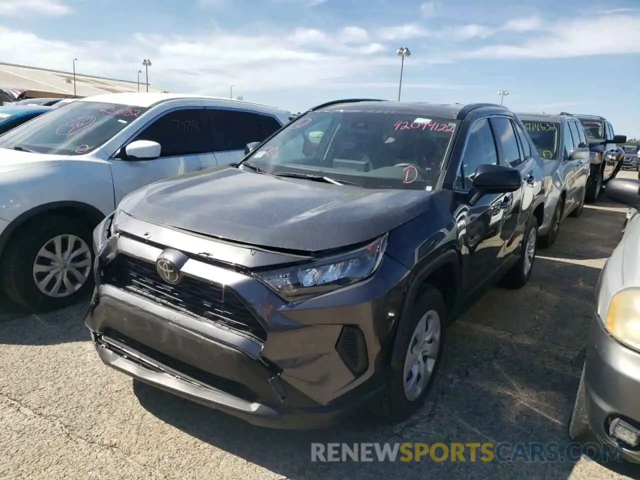 2 Photograph of a damaged car JTMH1RFV1LD045856 TOYOTA RAV4 2020