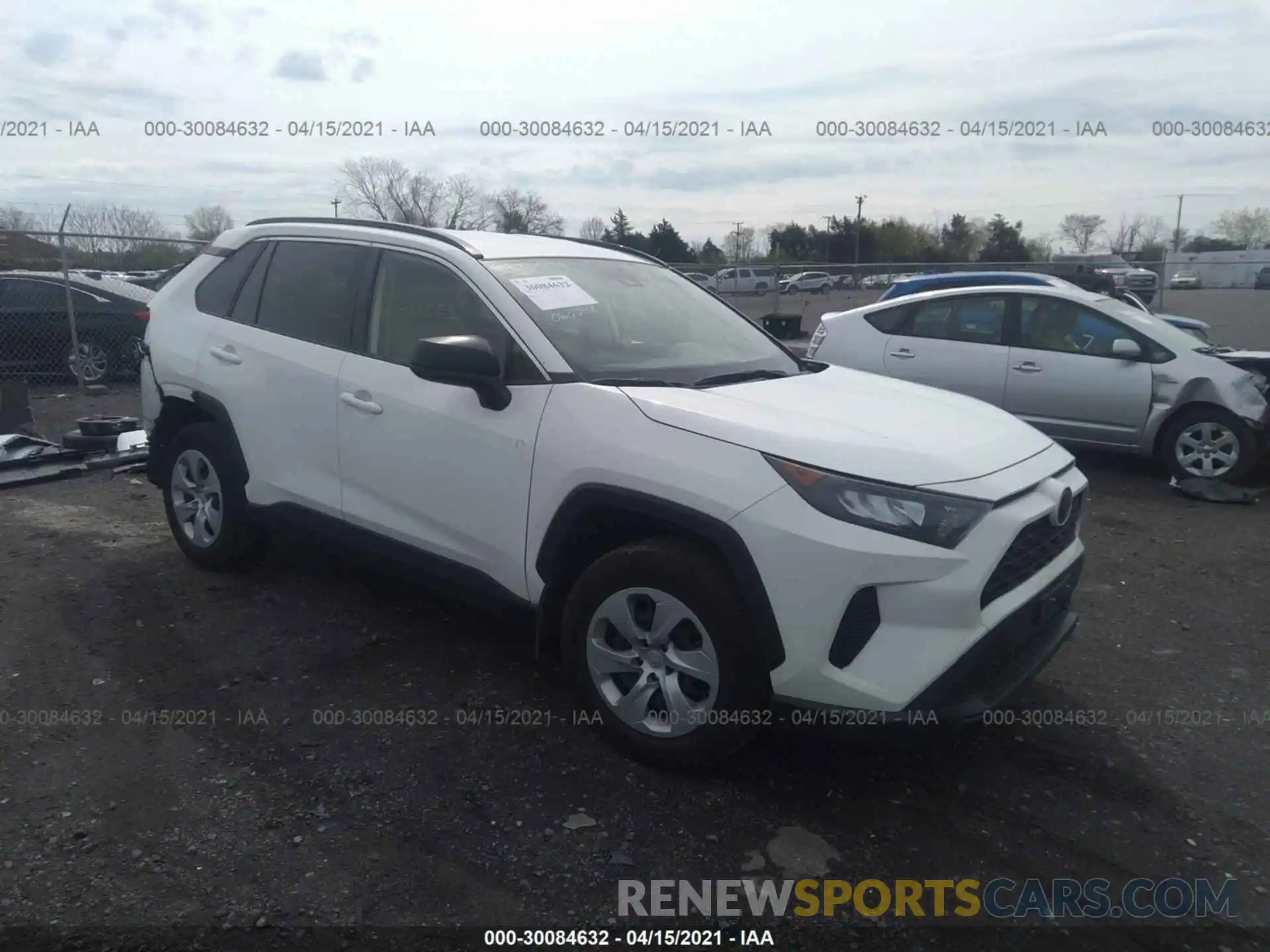 1 Photograph of a damaged car JTMH1RFV1LD060258 TOYOTA RAV4 2020