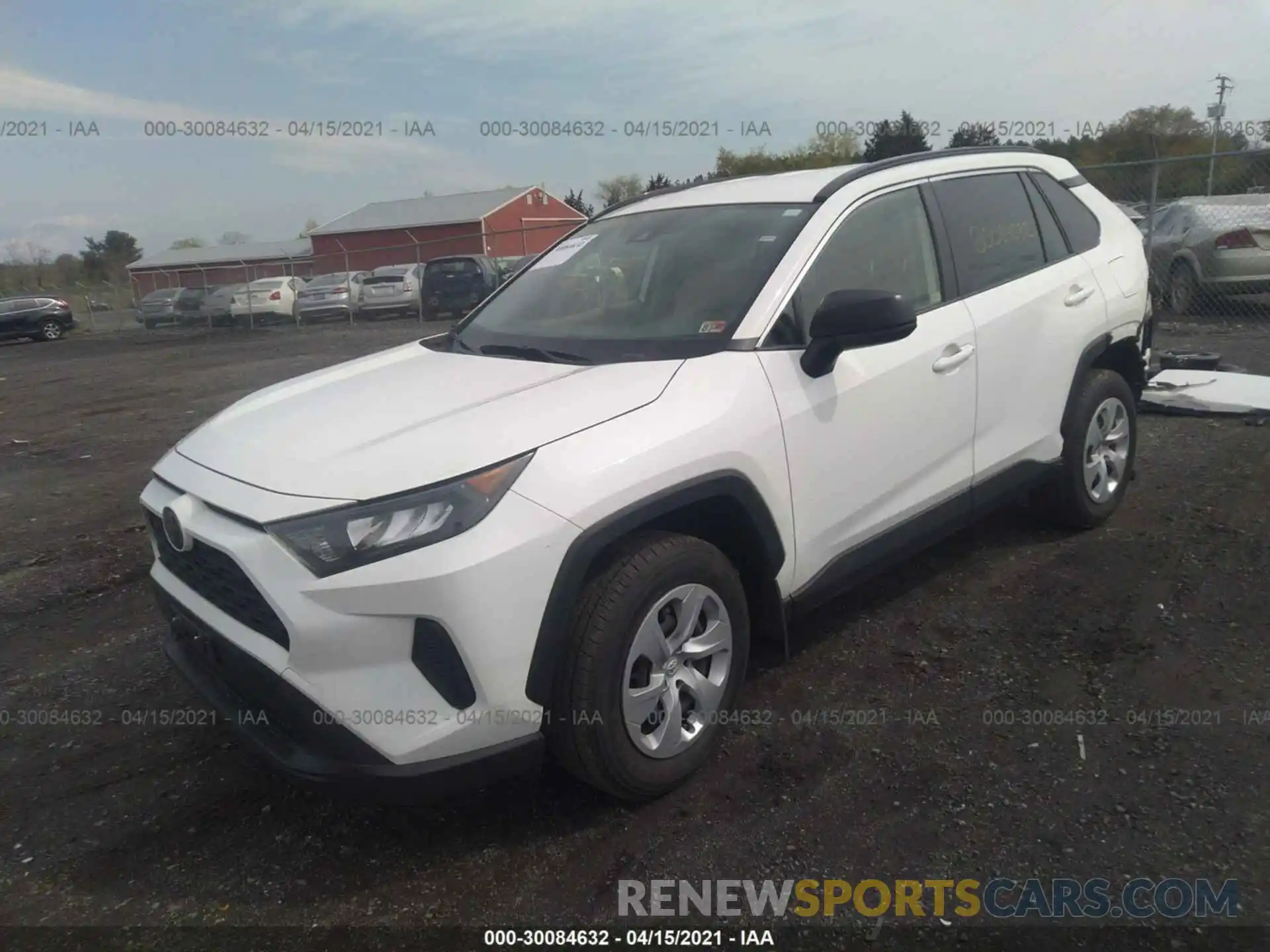 2 Photograph of a damaged car JTMH1RFV1LD060258 TOYOTA RAV4 2020