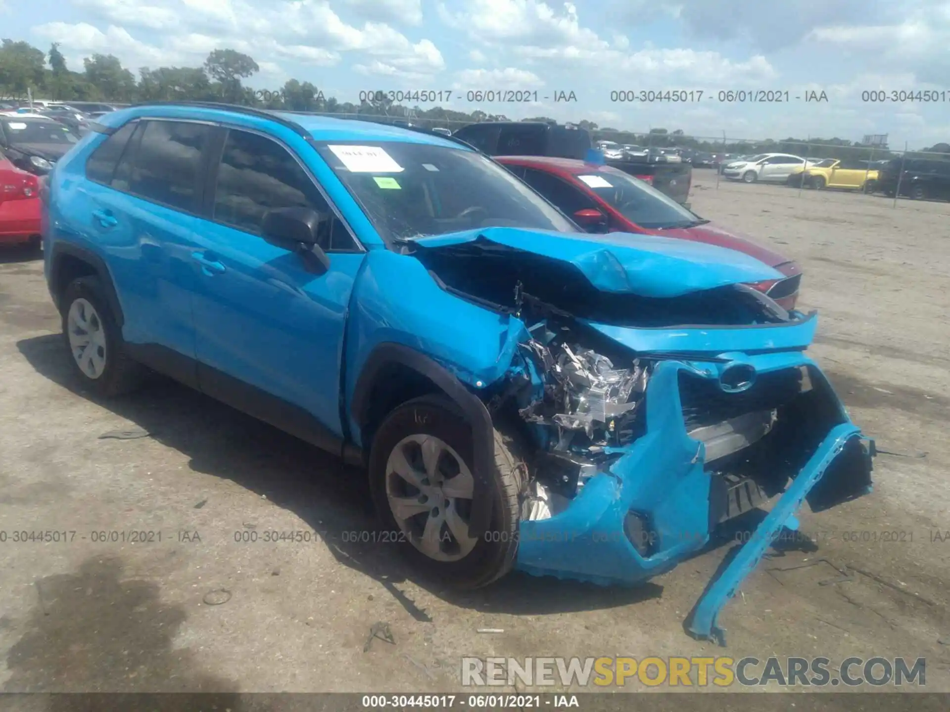 1 Photograph of a damaged car JTMH1RFV2LD051178 TOYOTA RAV4 2020