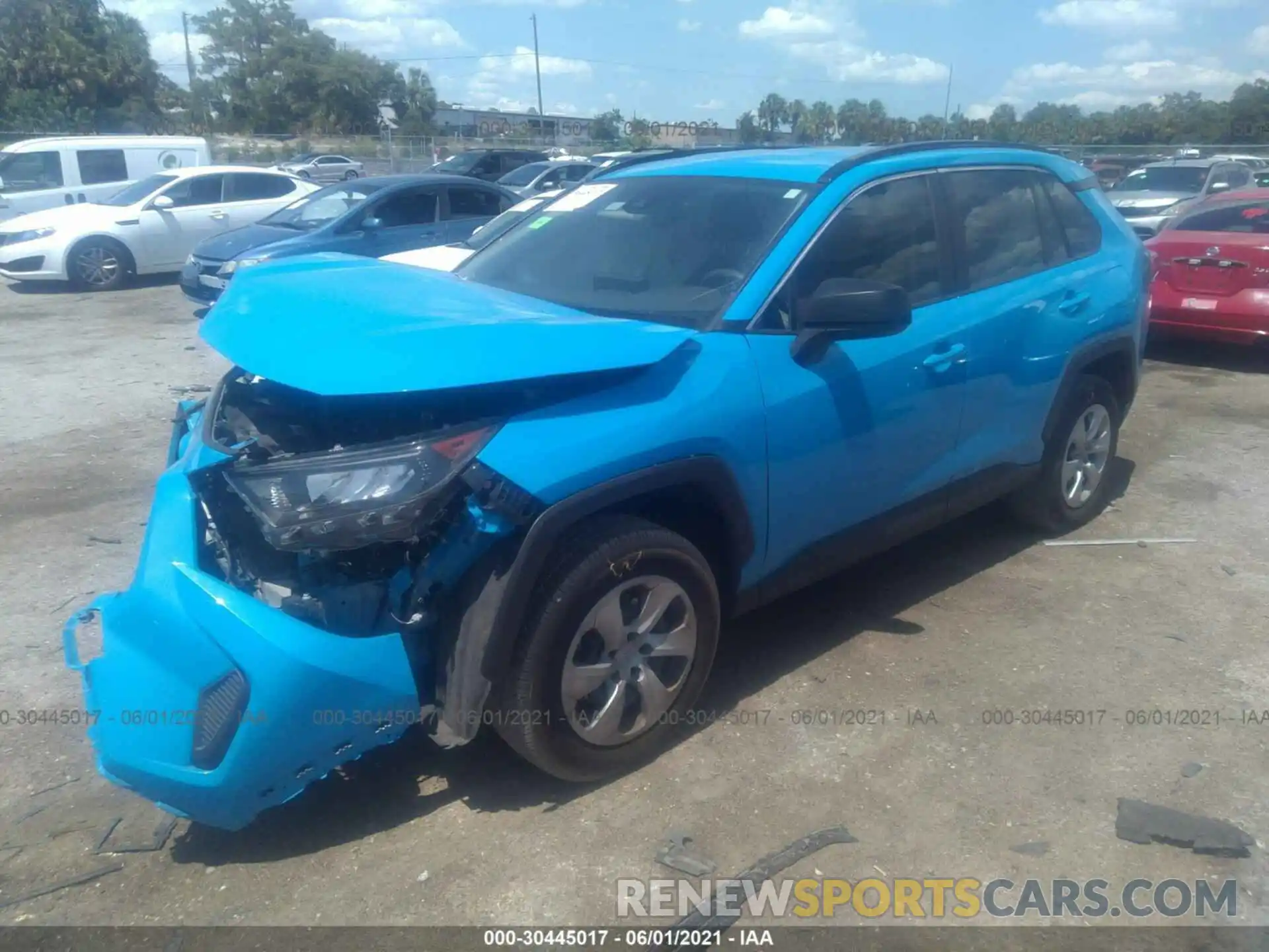 2 Photograph of a damaged car JTMH1RFV2LD051178 TOYOTA RAV4 2020