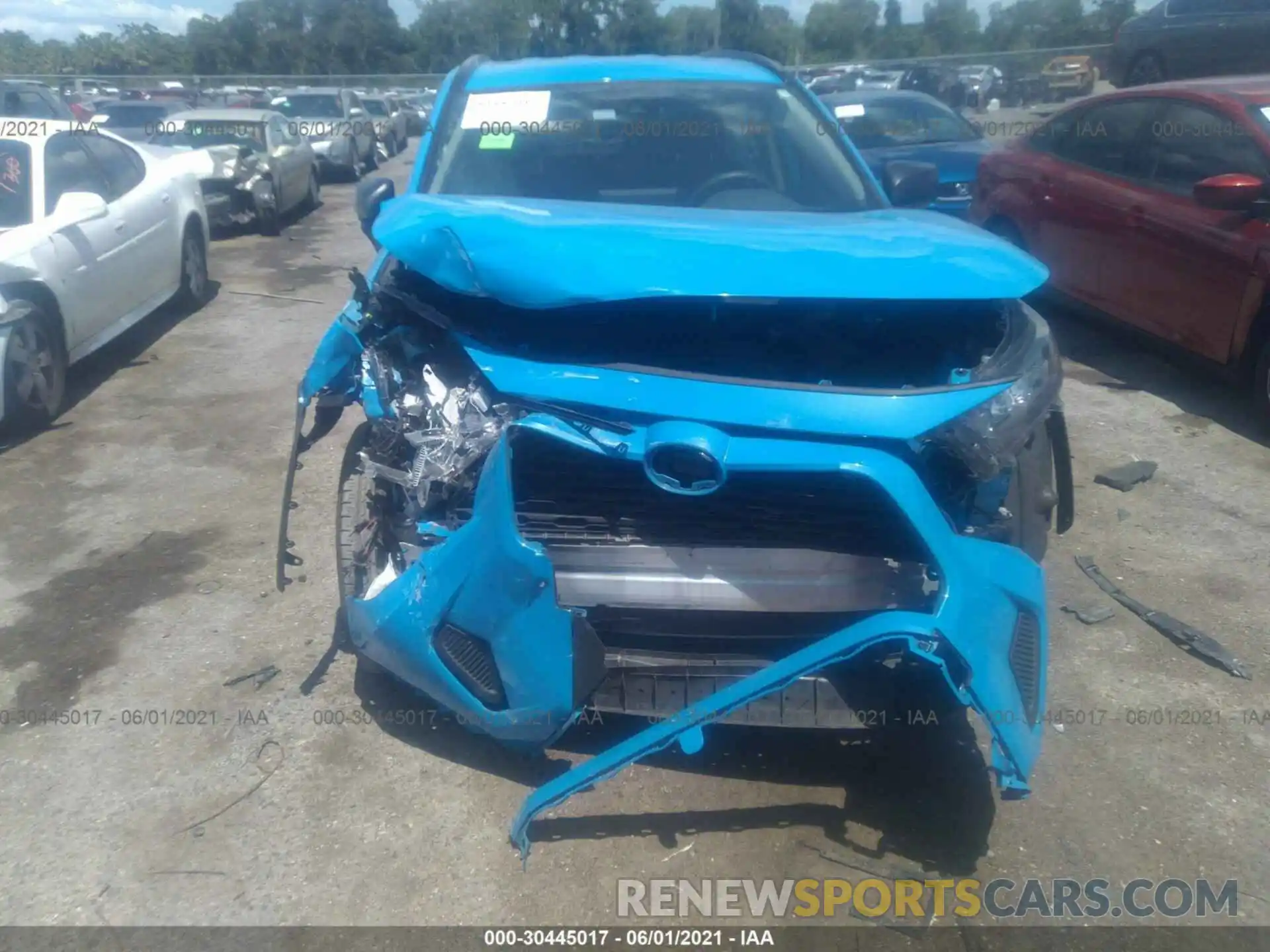 6 Photograph of a damaged car JTMH1RFV2LD051178 TOYOTA RAV4 2020