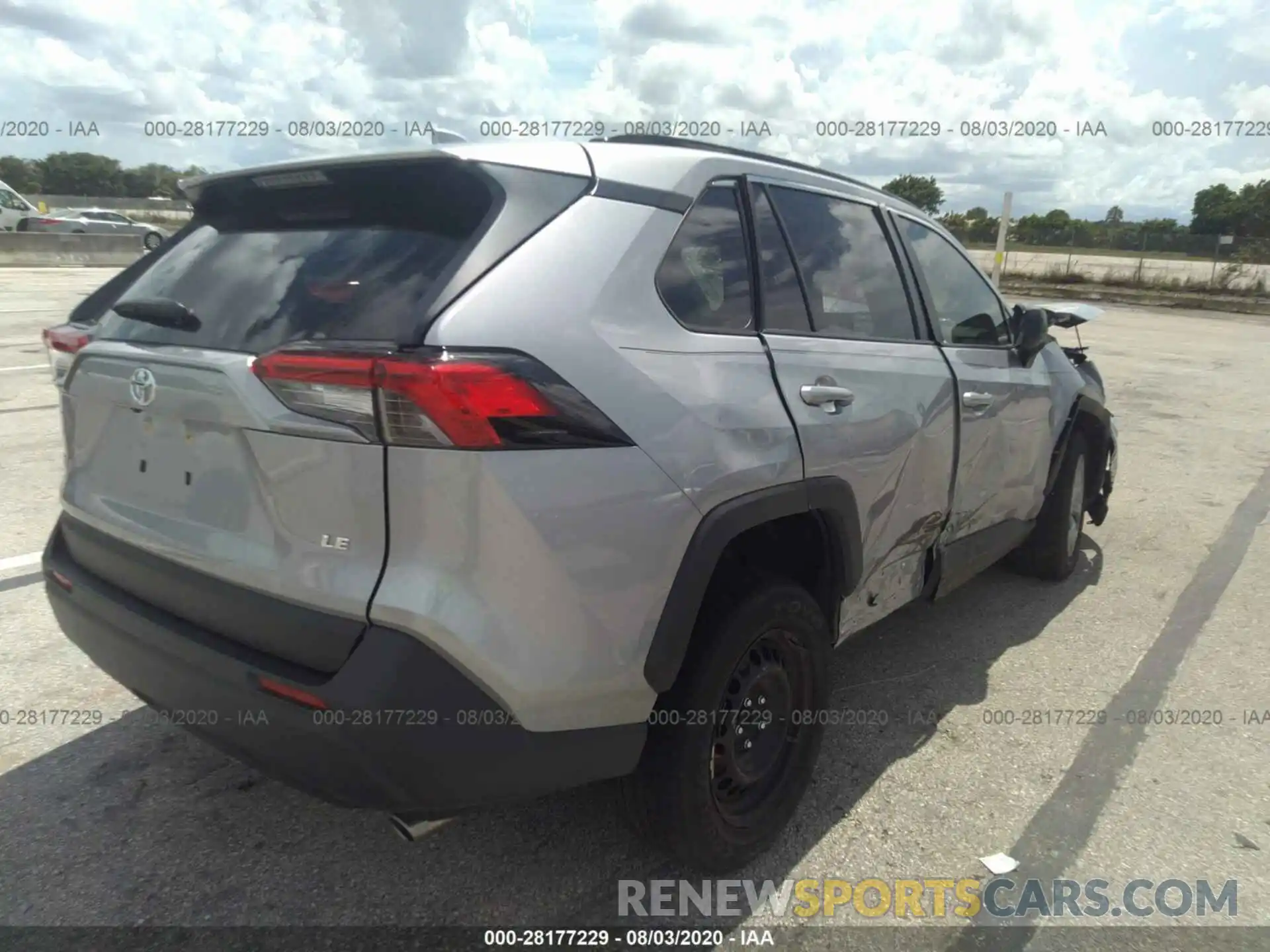 4 Photograph of a damaged car JTMH1RFV3LD048063 TOYOTA RAV4 2020