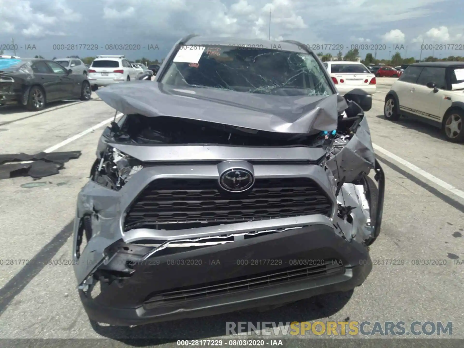 6 Photograph of a damaged car JTMH1RFV3LD048063 TOYOTA RAV4 2020