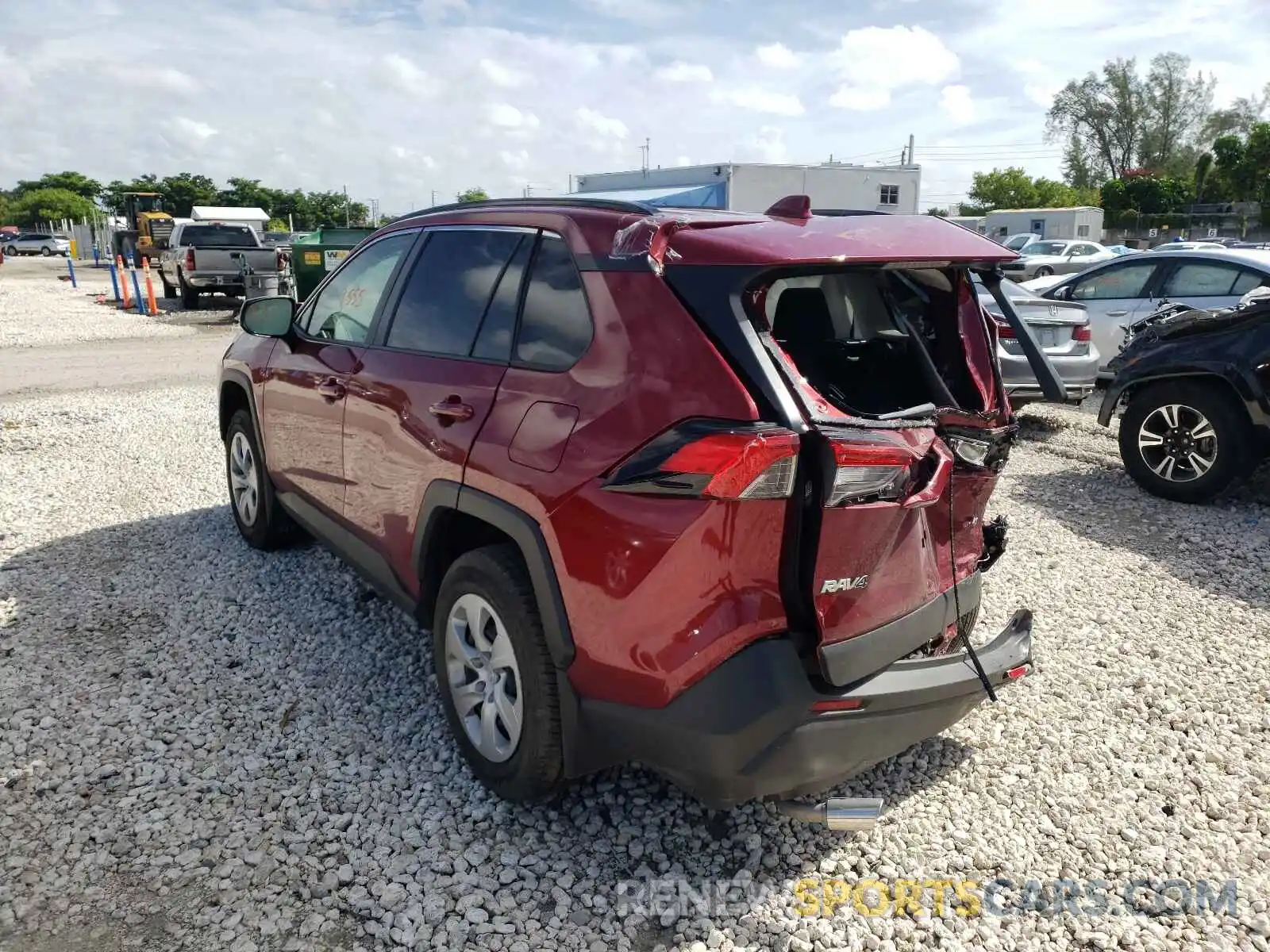 3 Photograph of a damaged car JTMH1RFV3LD048290 TOYOTA RAV4 2020