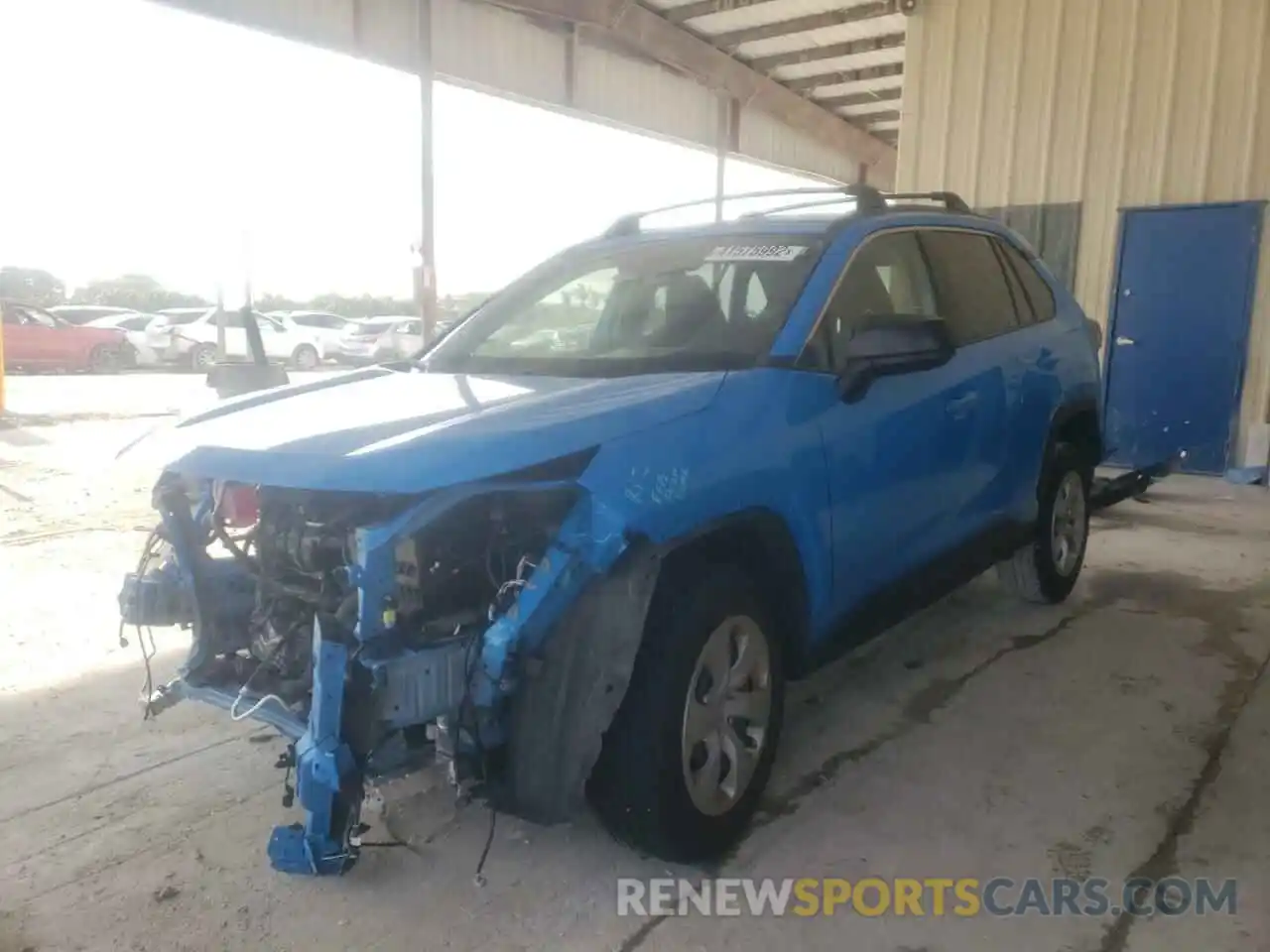 2 Photograph of a damaged car JTMH1RFV3LD050167 TOYOTA RAV4 2020