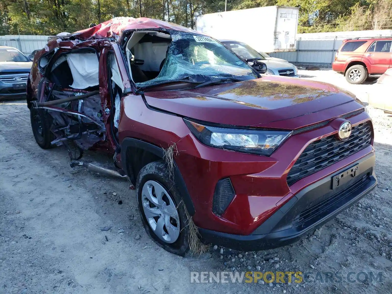 1 Photograph of a damaged car JTMH1RFV3LD060603 TOYOTA RAV4 2020