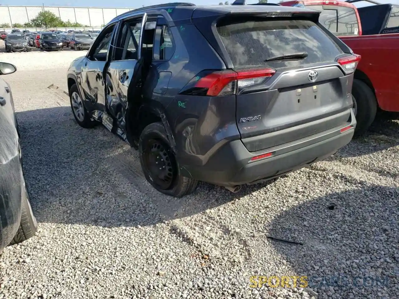 3 Photograph of a damaged car JTMH1RFV4LD045530 TOYOTA RAV4 2020