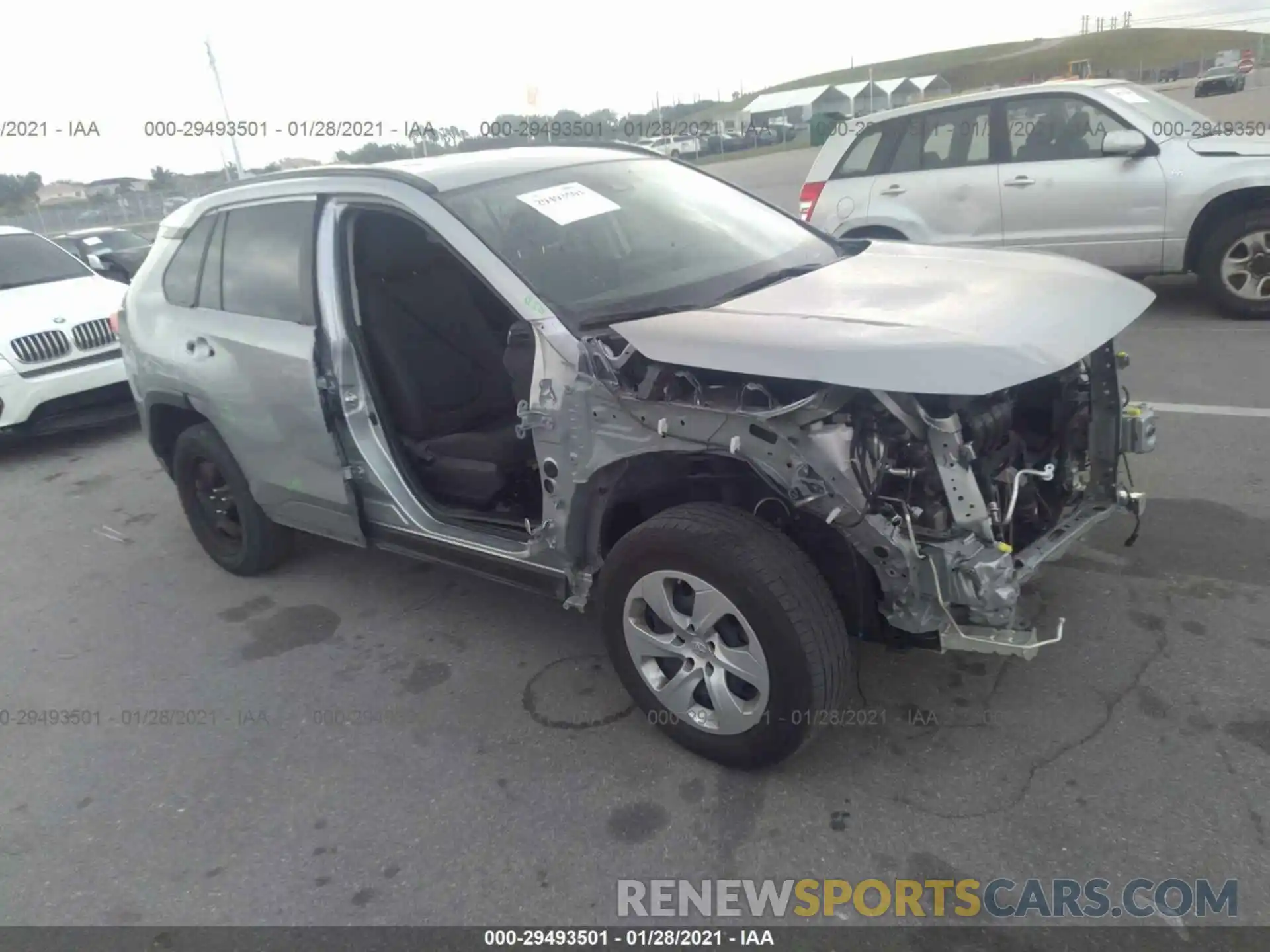 1 Фотография поврежденного автомобиля JTMH1RFV4LD046273 TOYOTA RAV4 2020