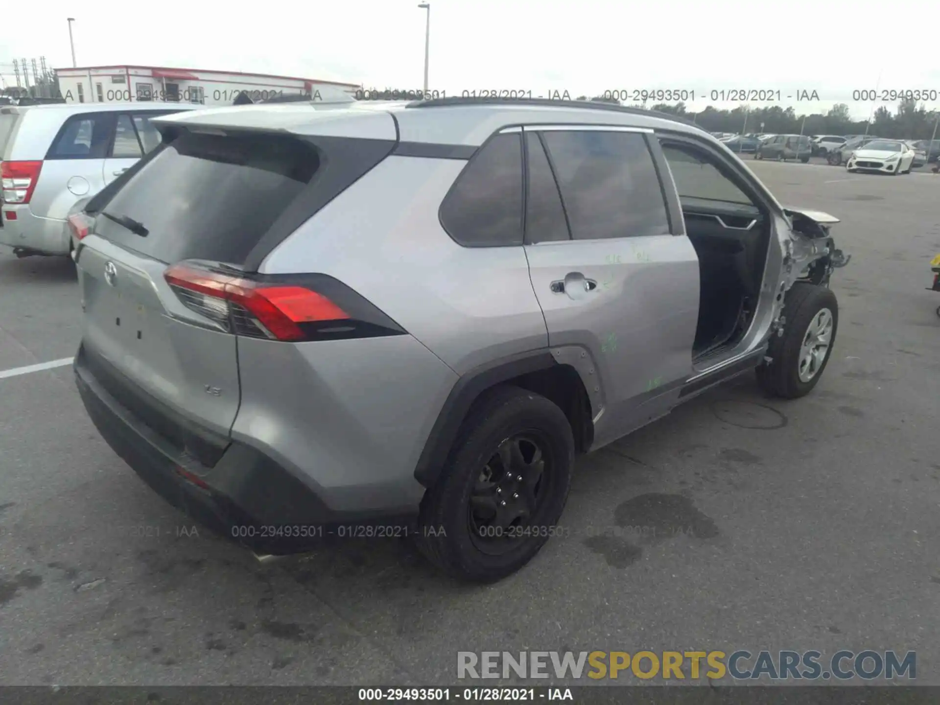 4 Photograph of a damaged car JTMH1RFV4LD046273 TOYOTA RAV4 2020