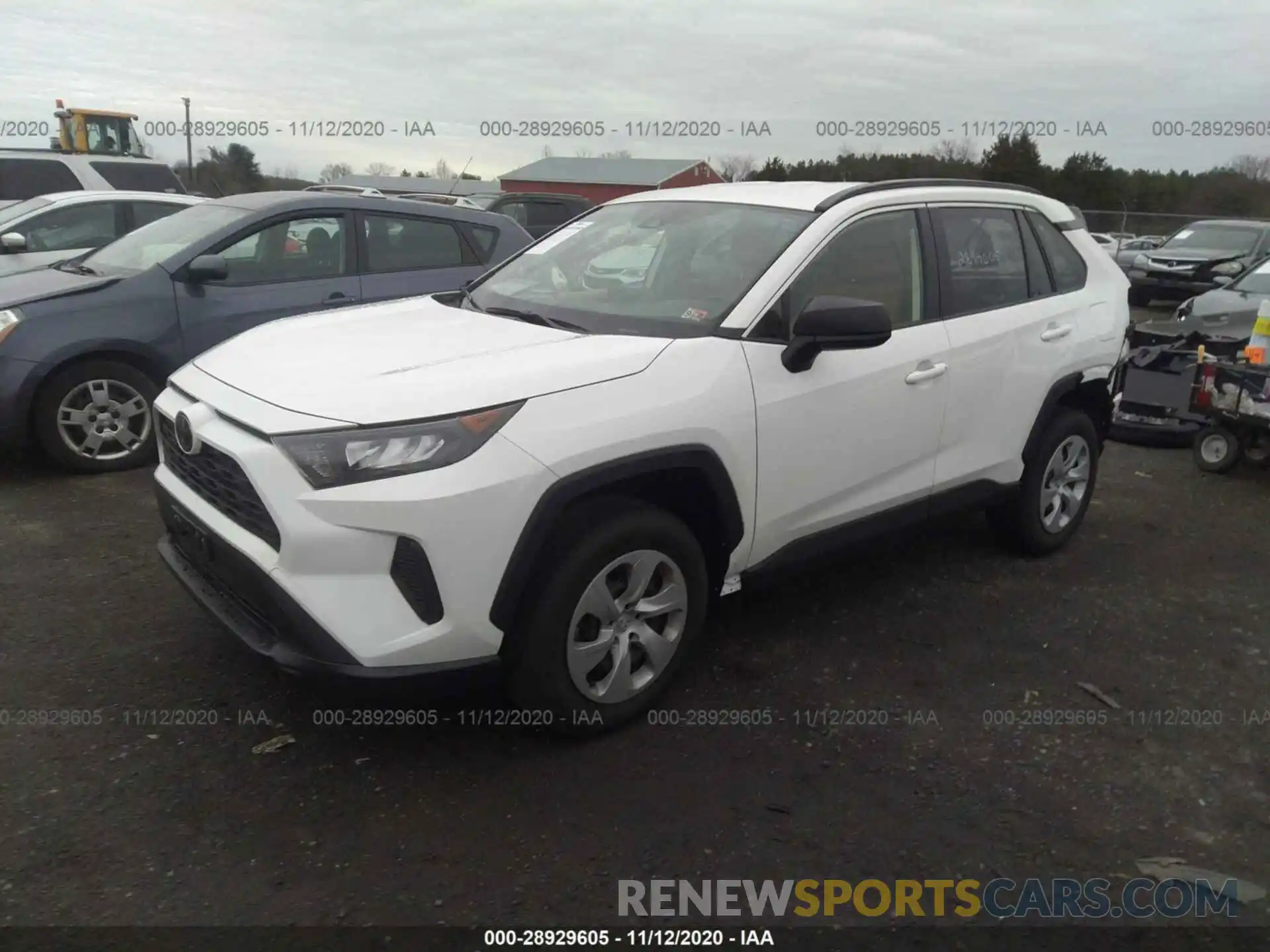 2 Фотография поврежденного автомобиля JTMH1RFV4LD060366 TOYOTA RAV4 2020