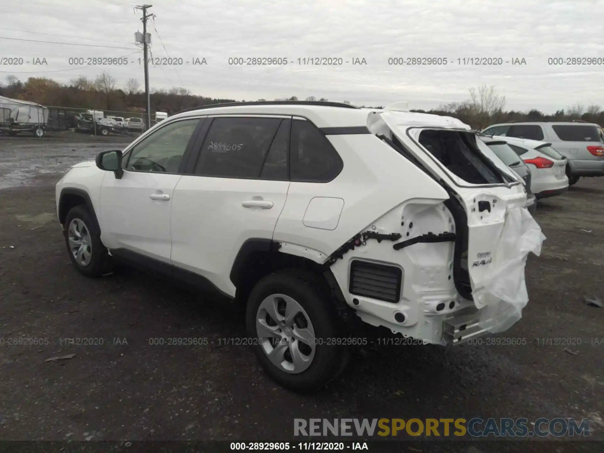 3 Фотография поврежденного автомобиля JTMH1RFV4LD060366 TOYOTA RAV4 2020