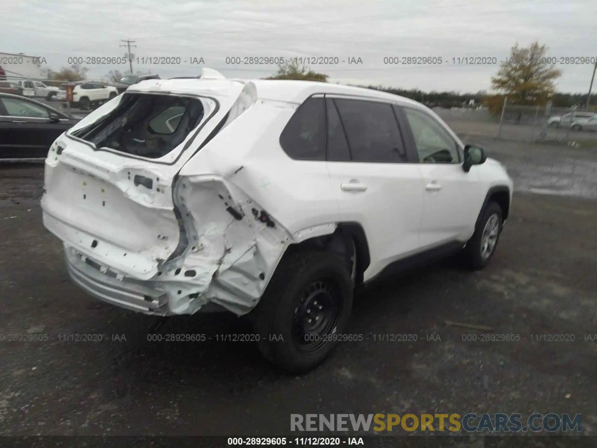 4 Фотография поврежденного автомобиля JTMH1RFV4LD060366 TOYOTA RAV4 2020