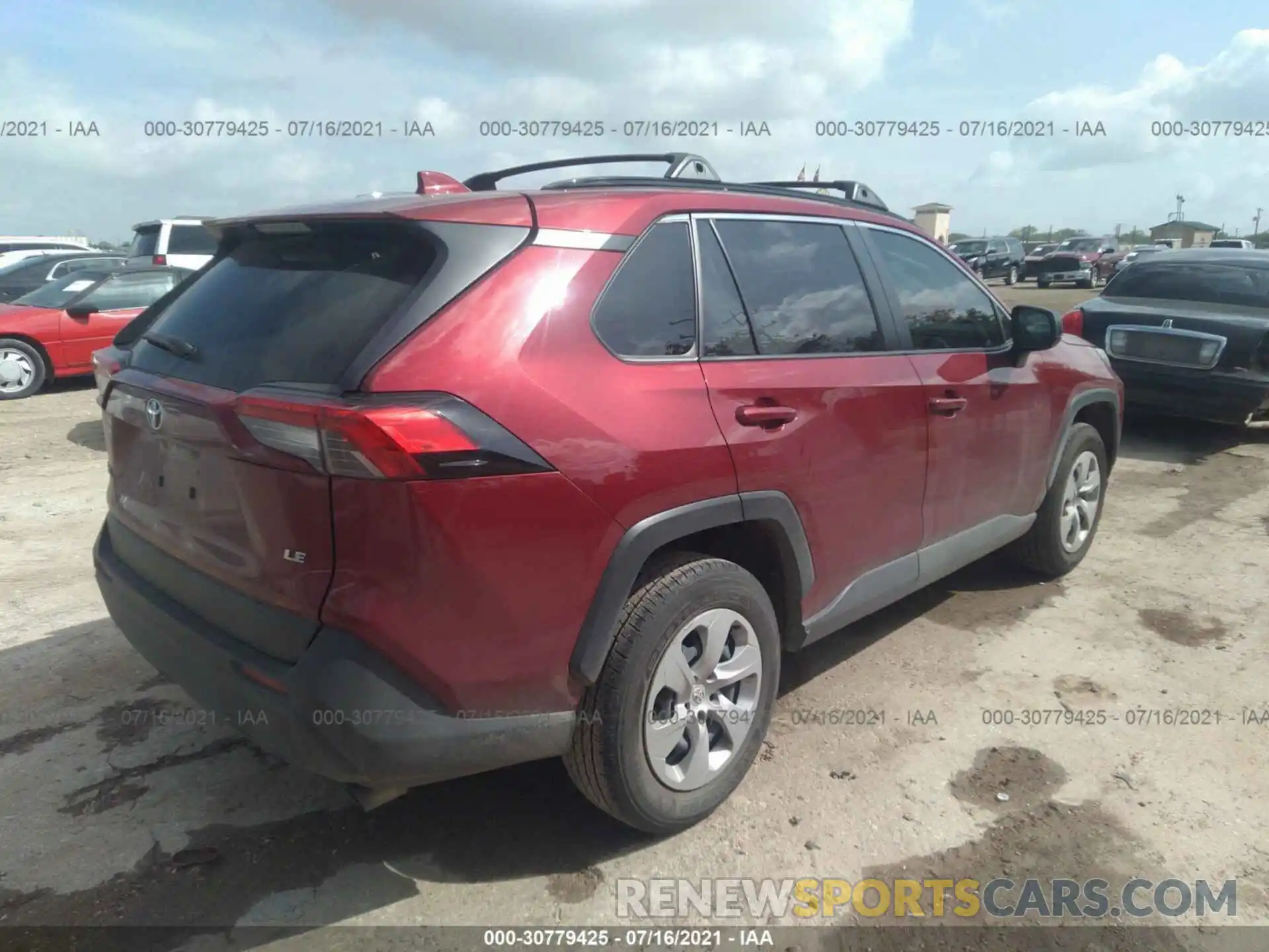 4 Фотография поврежденного автомобиля JTMH1RFV5LD052356 TOYOTA RAV4 2020