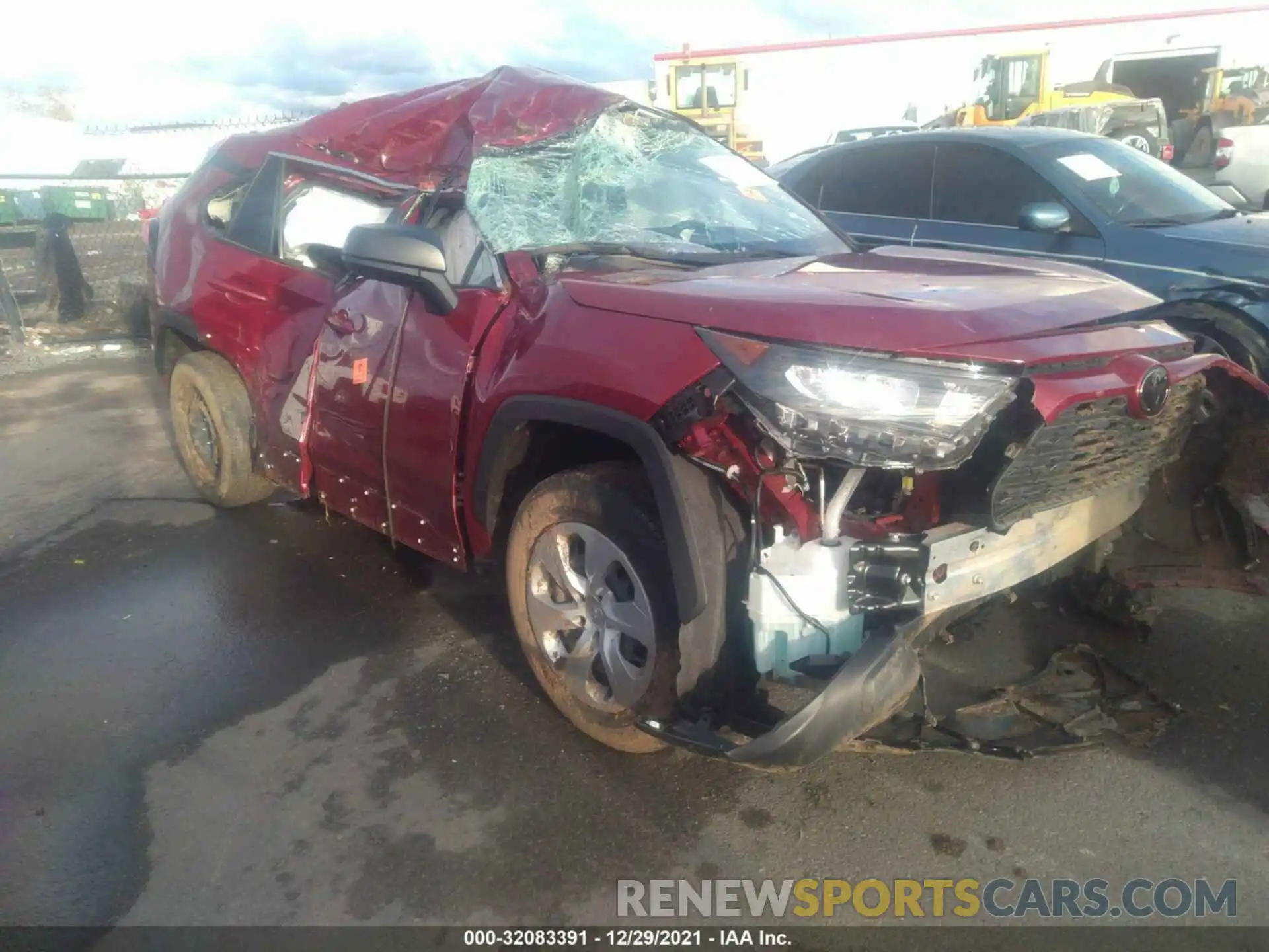 1 Photograph of a damaged car JTMH1RFV5LD055791 TOYOTA RAV4 2020