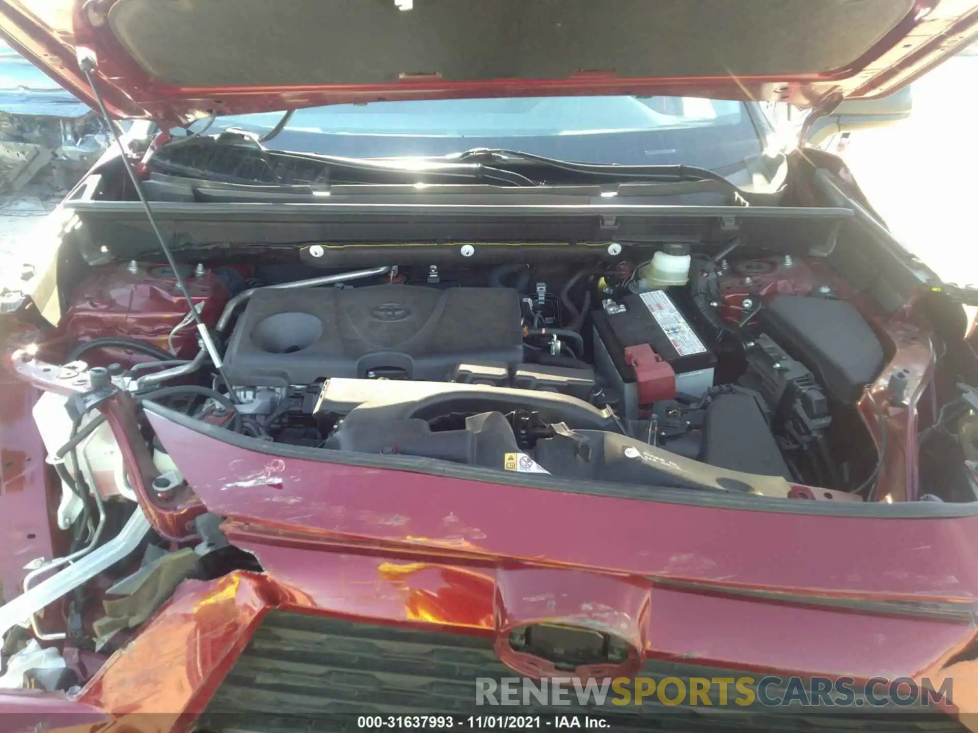 10 Photograph of a damaged car JTMH1RFV5LD522062 TOYOTA RAV4 2020