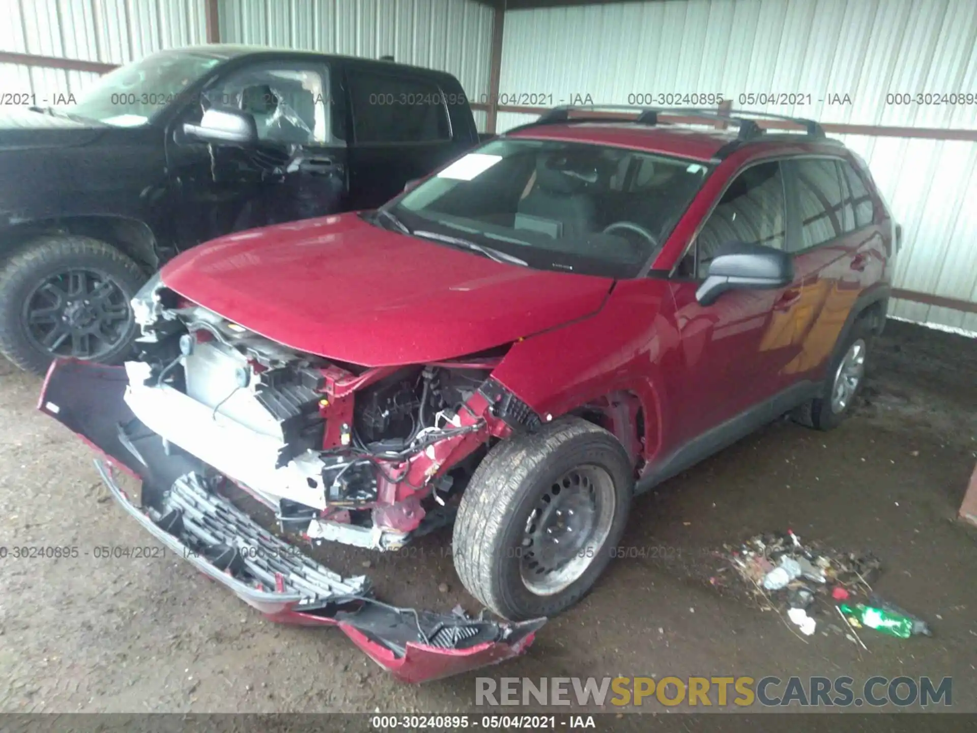 2 Photograph of a damaged car JTMH1RFV6LD049336 TOYOTA RAV4 2020