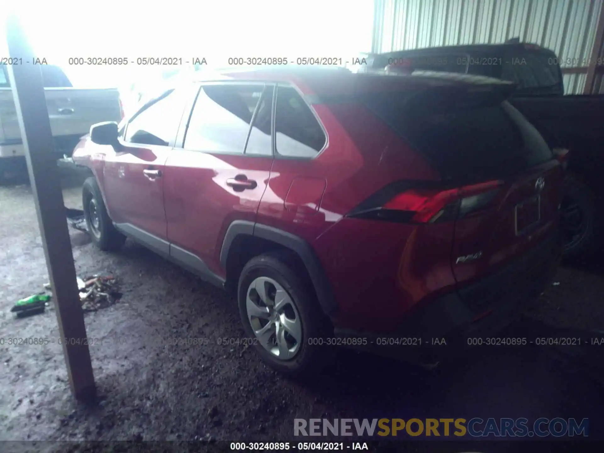 3 Фотография поврежденного автомобиля JTMH1RFV6LD049336 TOYOTA RAV4 2020