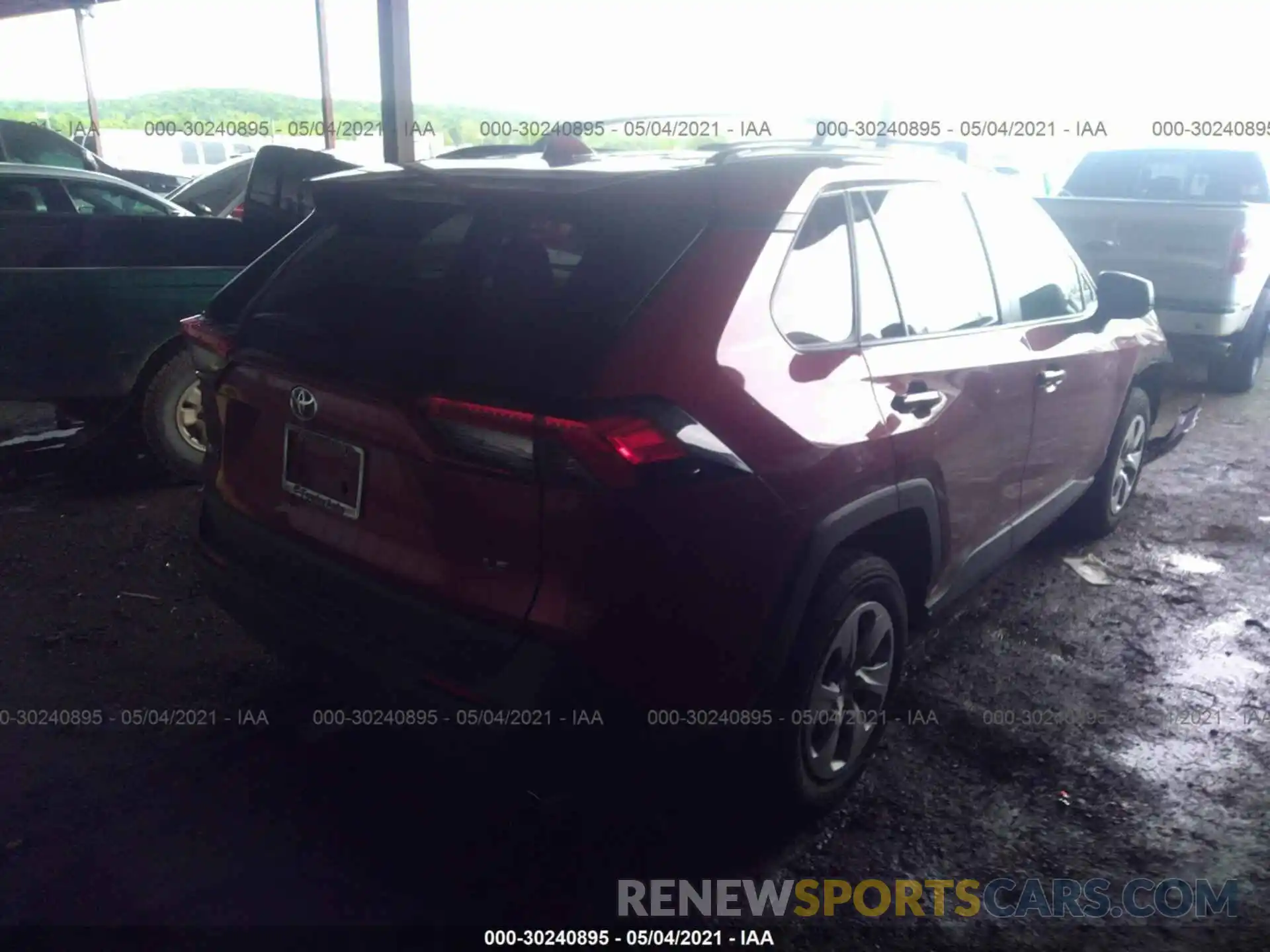 4 Фотография поврежденного автомобиля JTMH1RFV6LD049336 TOYOTA RAV4 2020