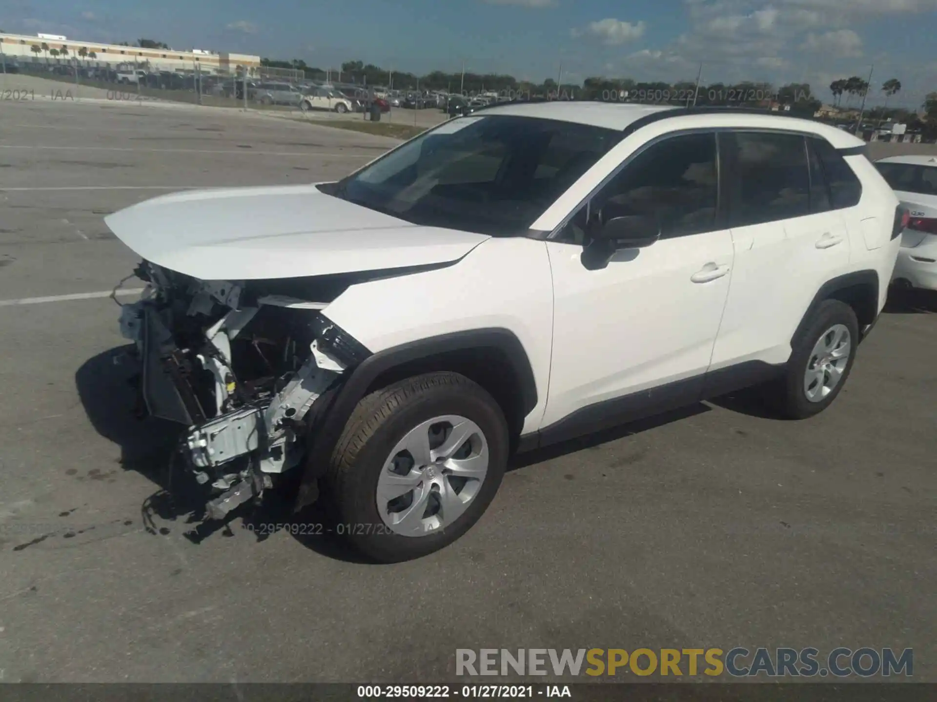 2 Photograph of a damaged car JTMH1RFV6LD522006 TOYOTA RAV4 2020