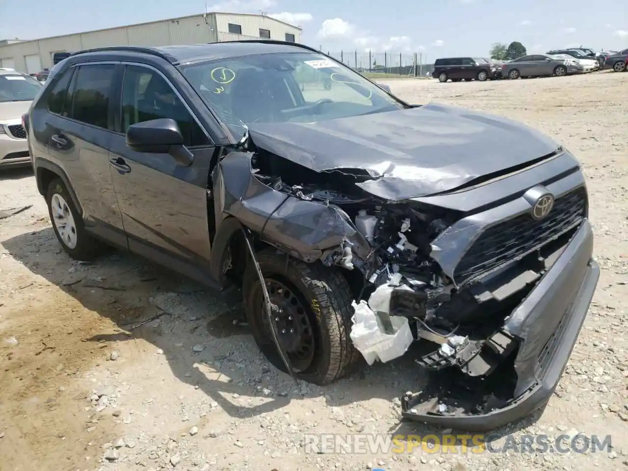 1 Photograph of a damaged car JTMH1RFV7LD046929 TOYOTA RAV4 2020