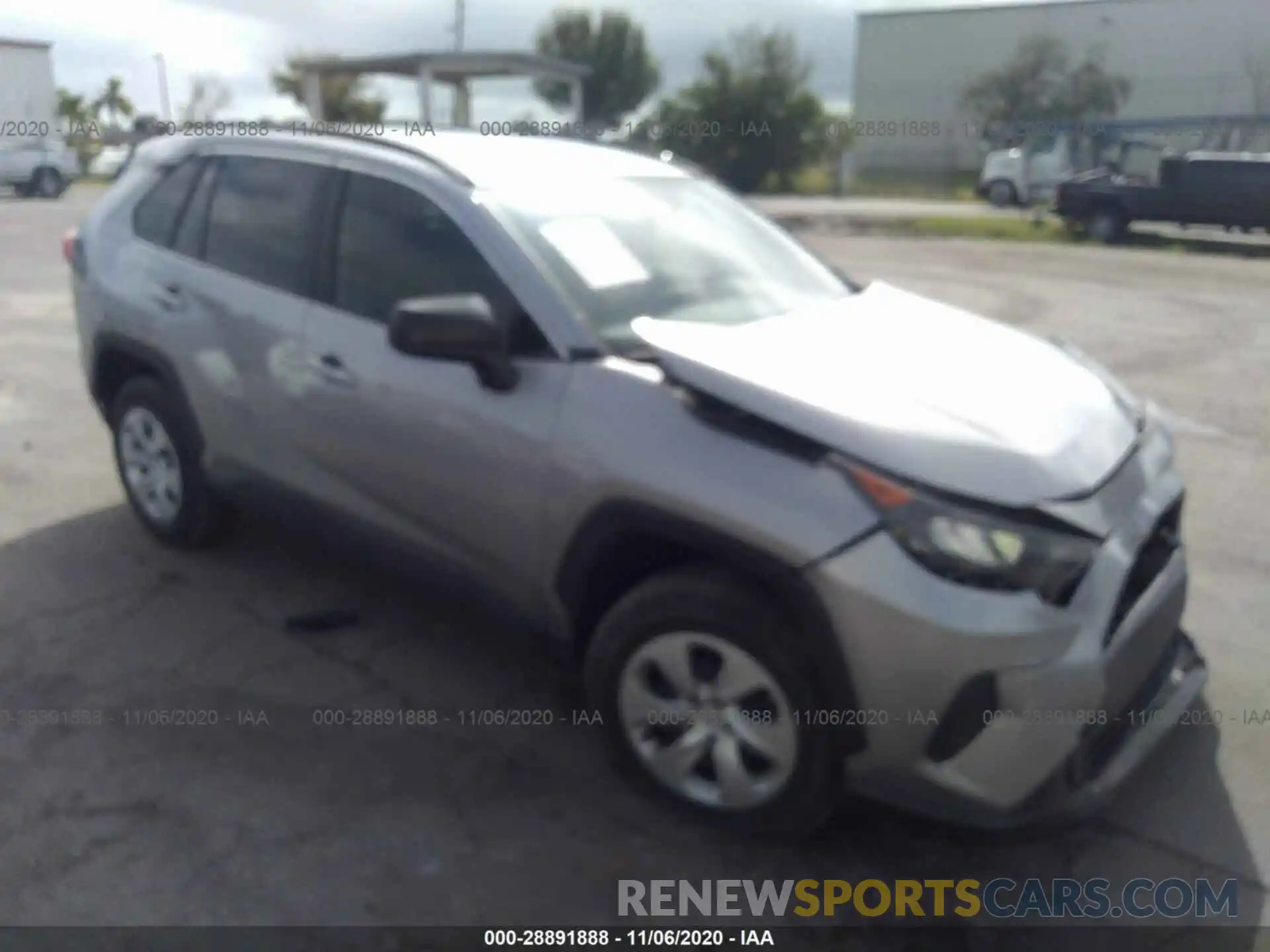 1 Photograph of a damaged car JTMH1RFV7LD047336 TOYOTA RAV4 2020