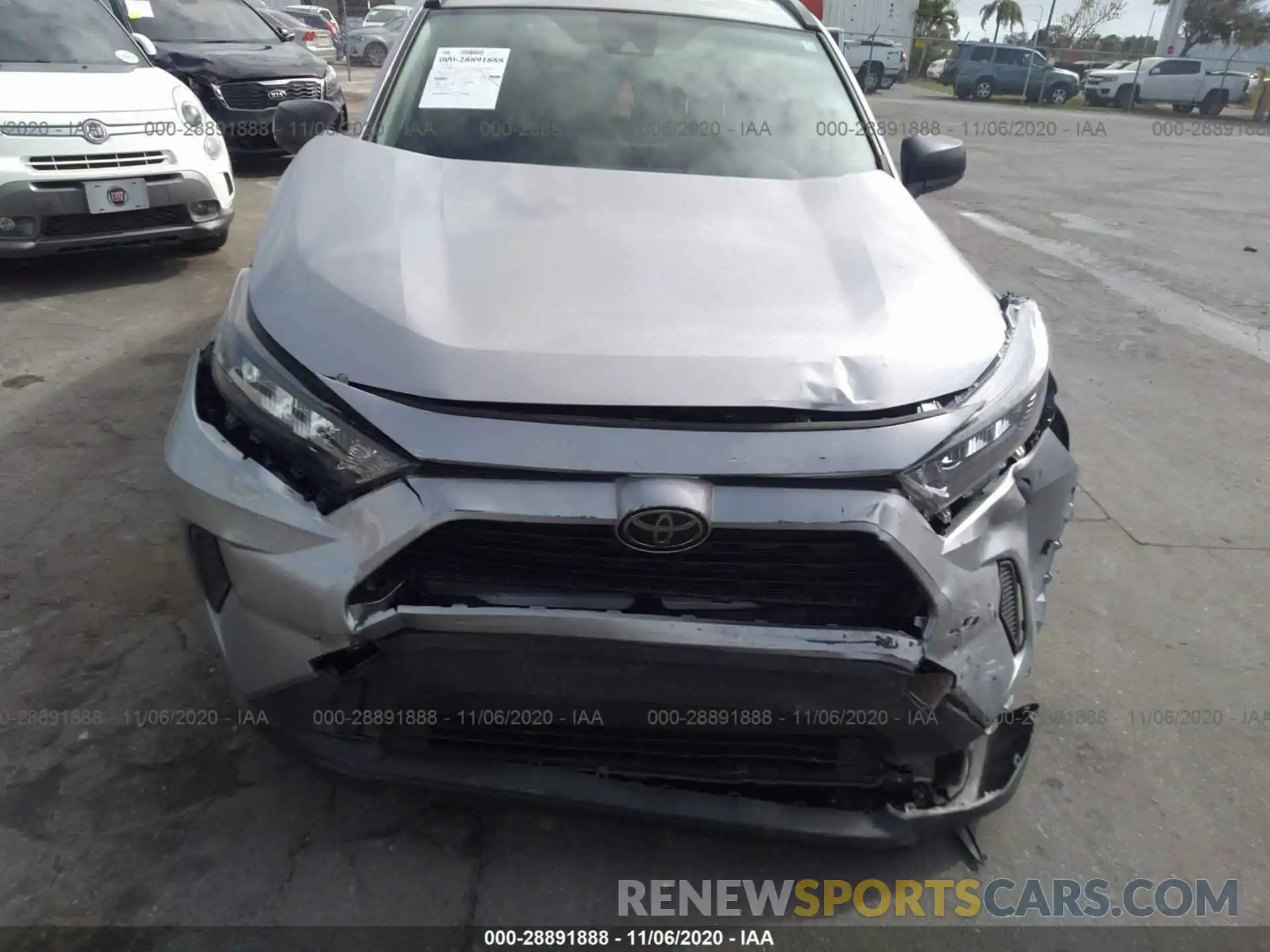 6 Photograph of a damaged car JTMH1RFV7LD047336 TOYOTA RAV4 2020