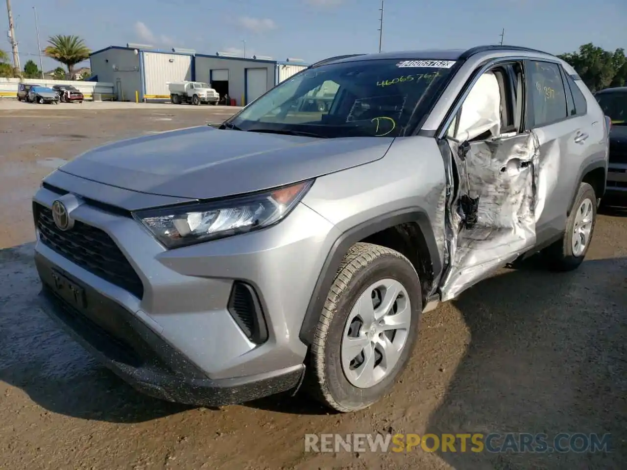 2 Photograph of a damaged car JTMH1RFV7LD054934 TOYOTA RAV4 2020