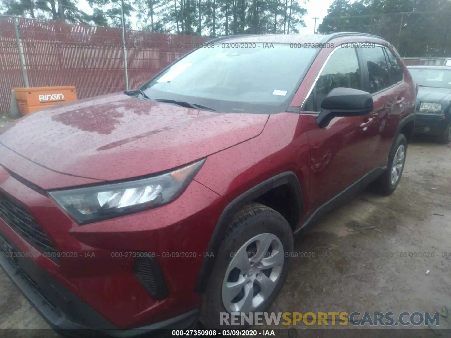 2 Photograph of a damaged car JTMH1RFV9LD044373 TOYOTA RAV4 2020