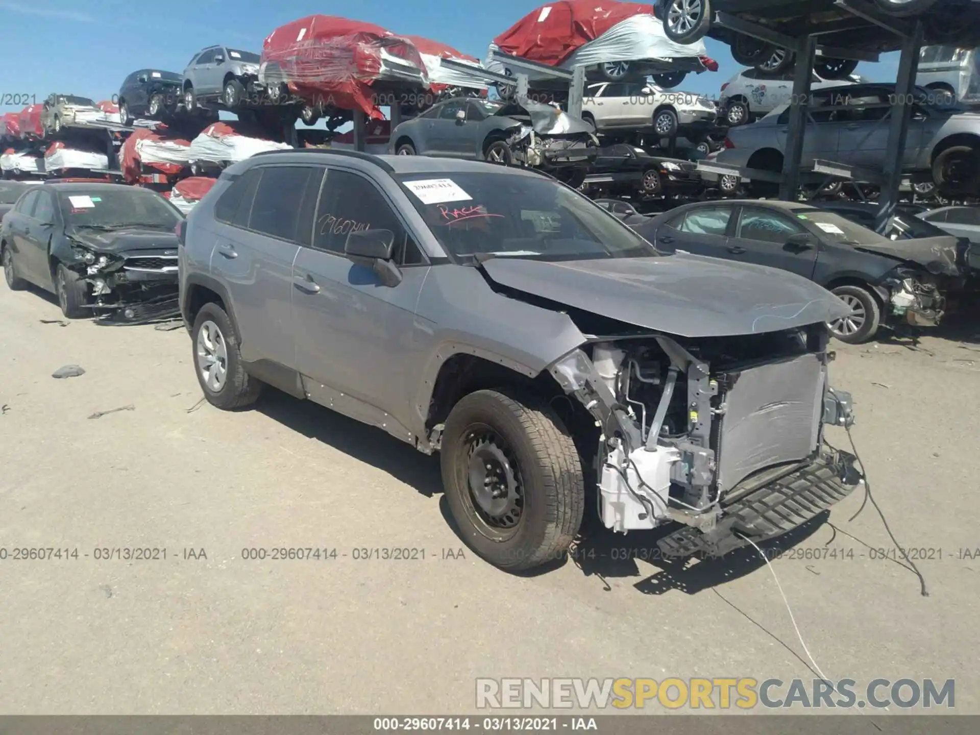 1 Photograph of a damaged car JTMH1RFV9LD045894 TOYOTA RAV4 2020