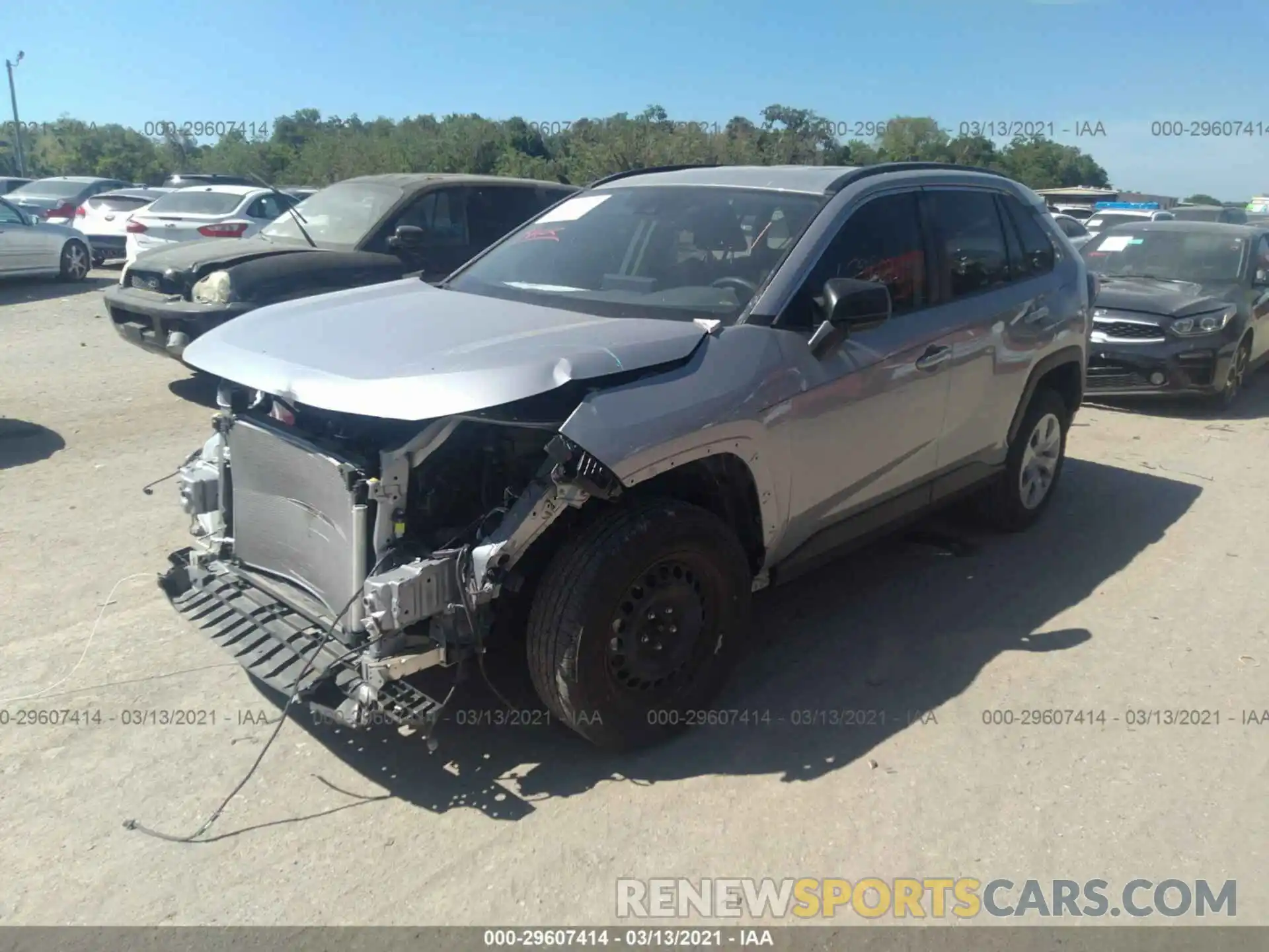 2 Photograph of a damaged car JTMH1RFV9LD045894 TOYOTA RAV4 2020