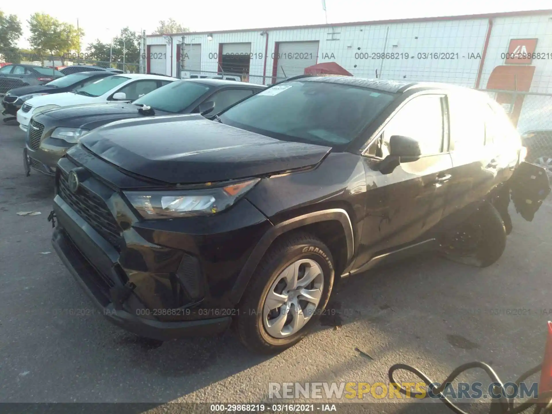 2 Photograph of a damaged car JTMH1RFV9LD051758 TOYOTA RAV4 2020