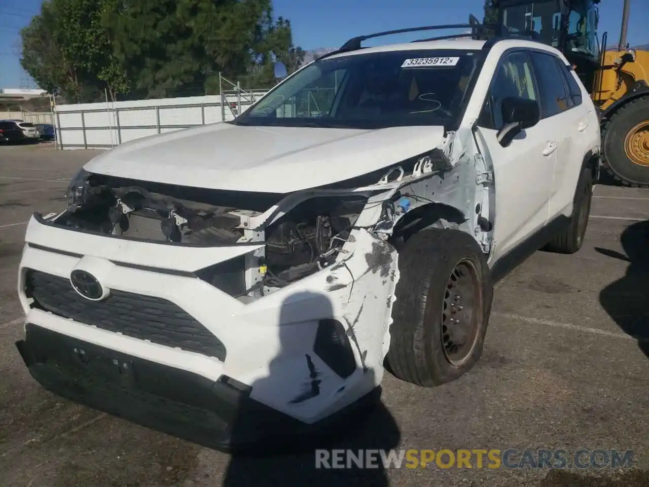 2 Photograph of a damaged car JTMH1RFV9LD054577 TOYOTA RAV4 2020