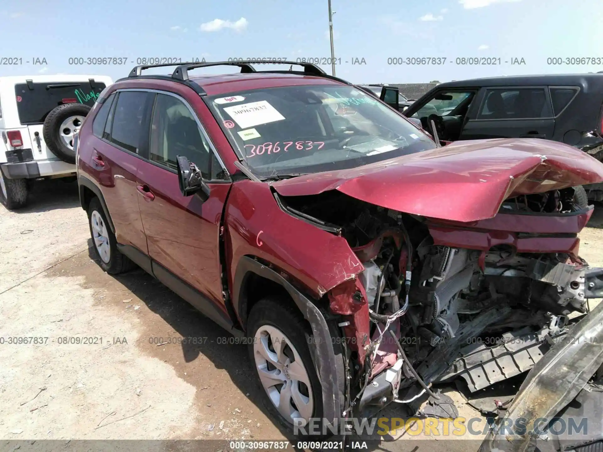 6 Photograph of a damaged car JTMH1RFVXLD044978 TOYOTA RAV4 2020