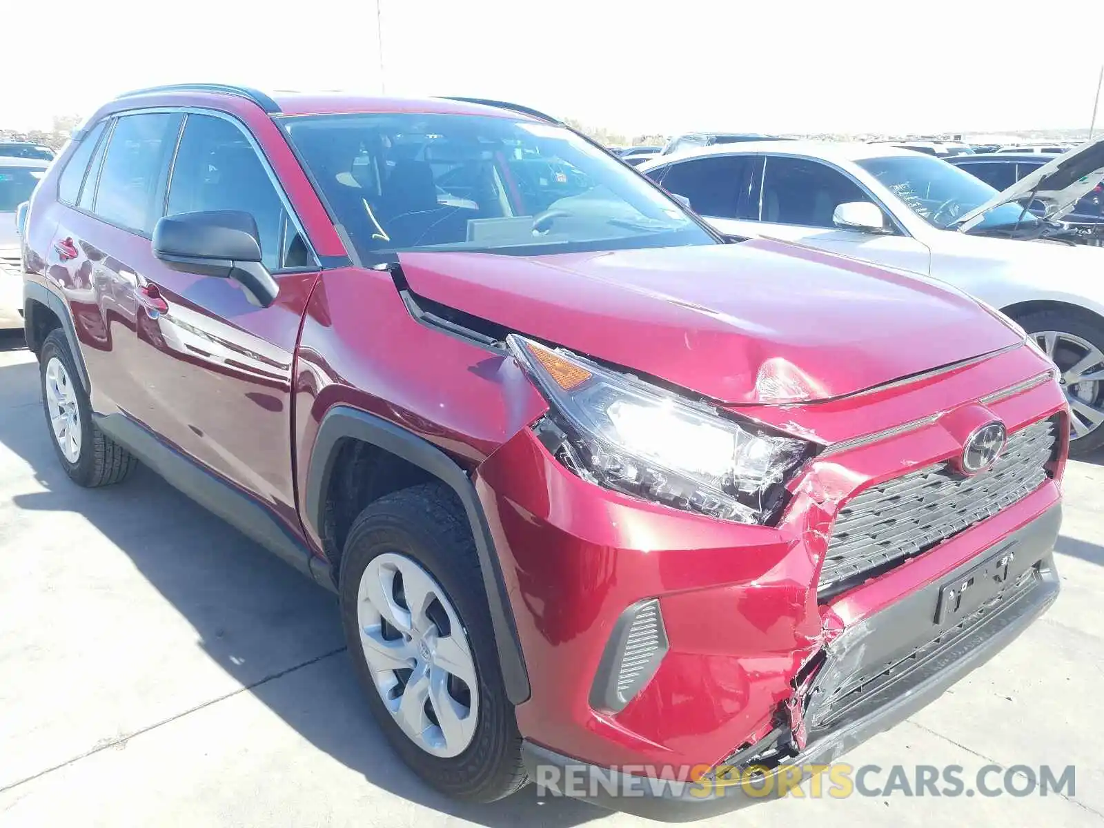 1 Photograph of a damaged car JTMH1RFVXLD059609 TOYOTA RAV4 2020